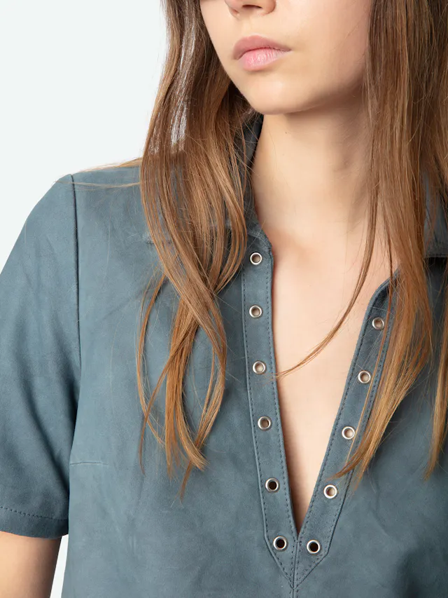 Robe Ralmy 100% Cuir Suede