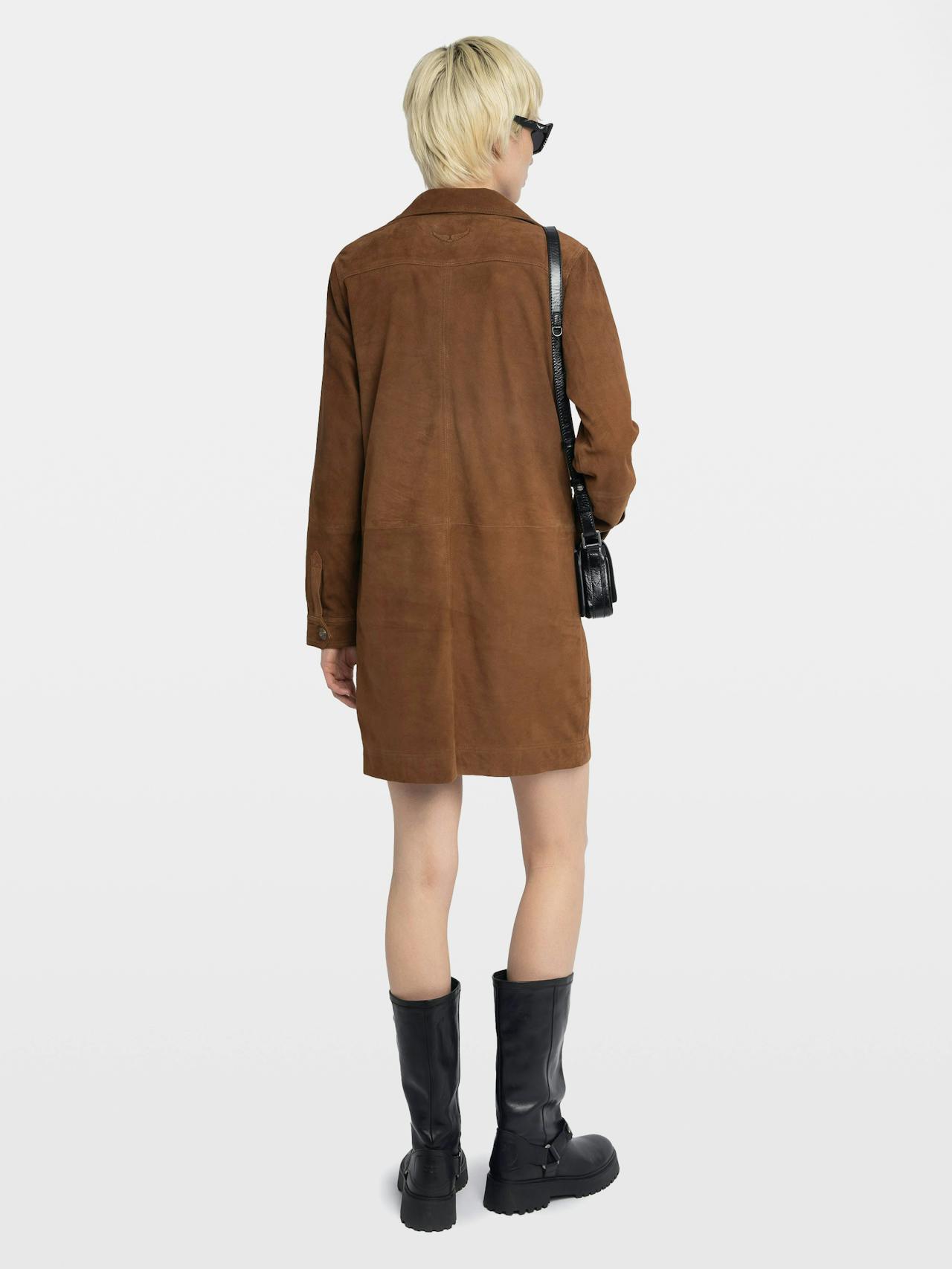 Remacha Suede Leather Dress