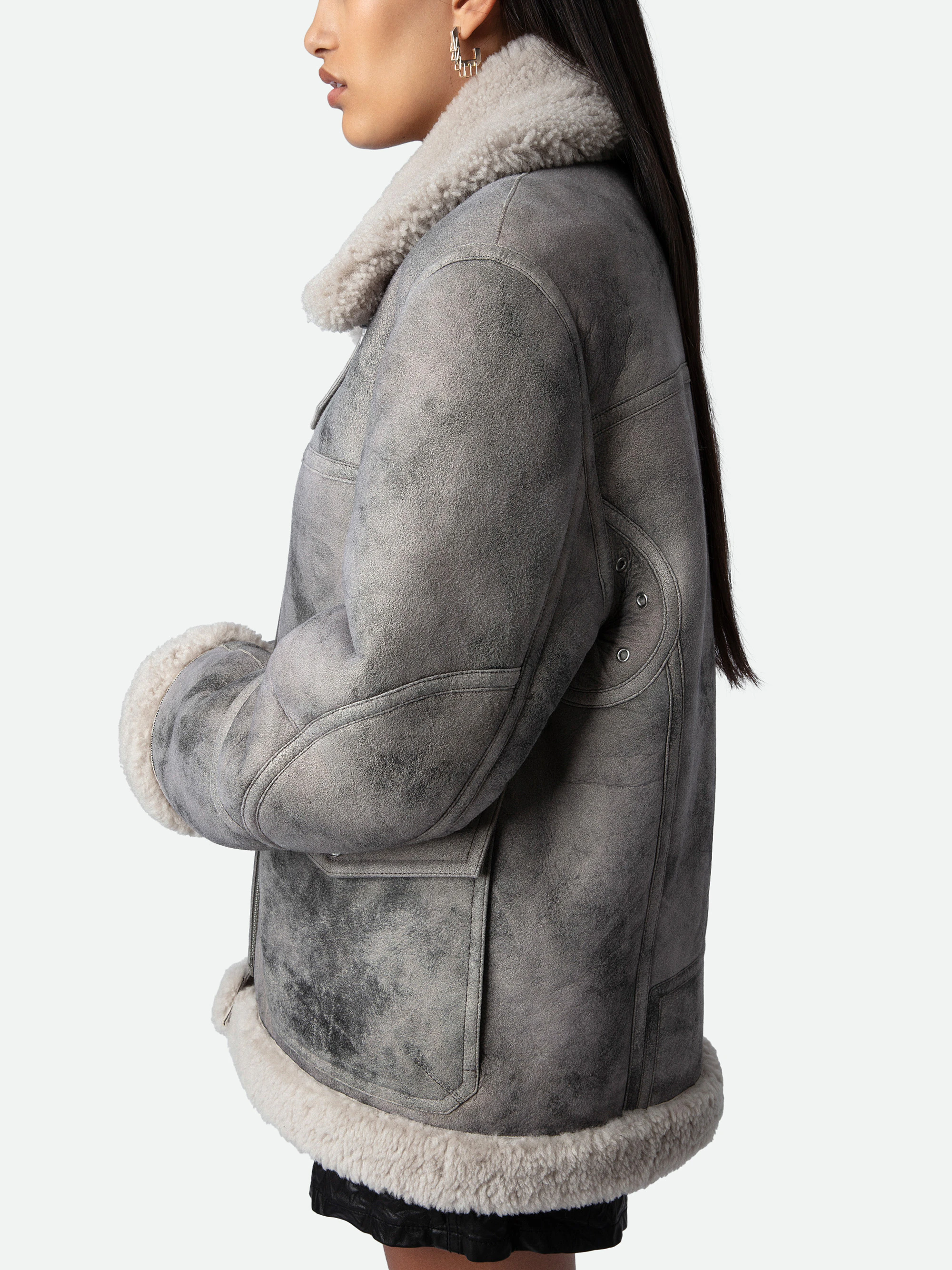 Kain Shearling Coat thumbnail 4