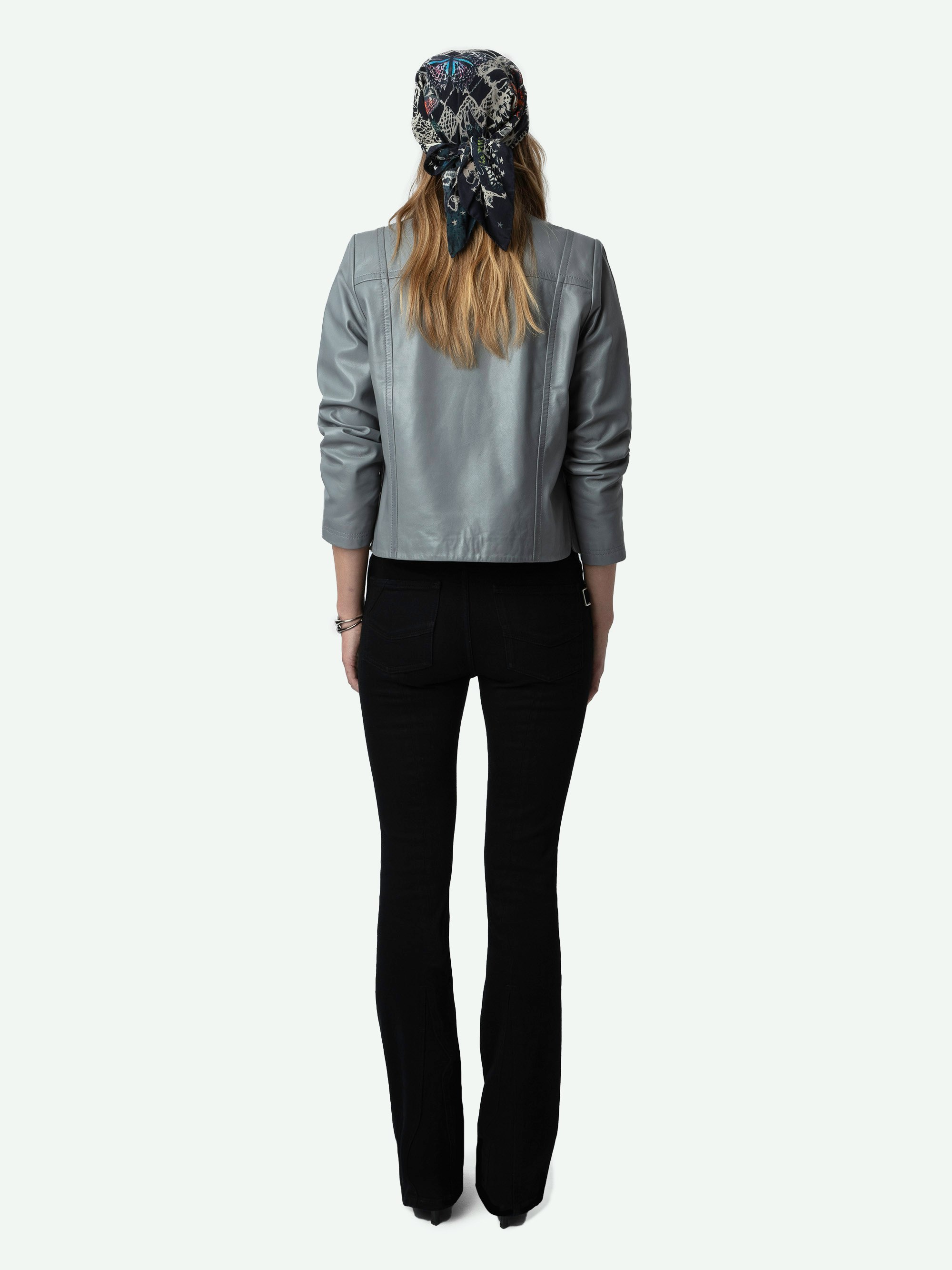 Litchi Leather Jacket 2