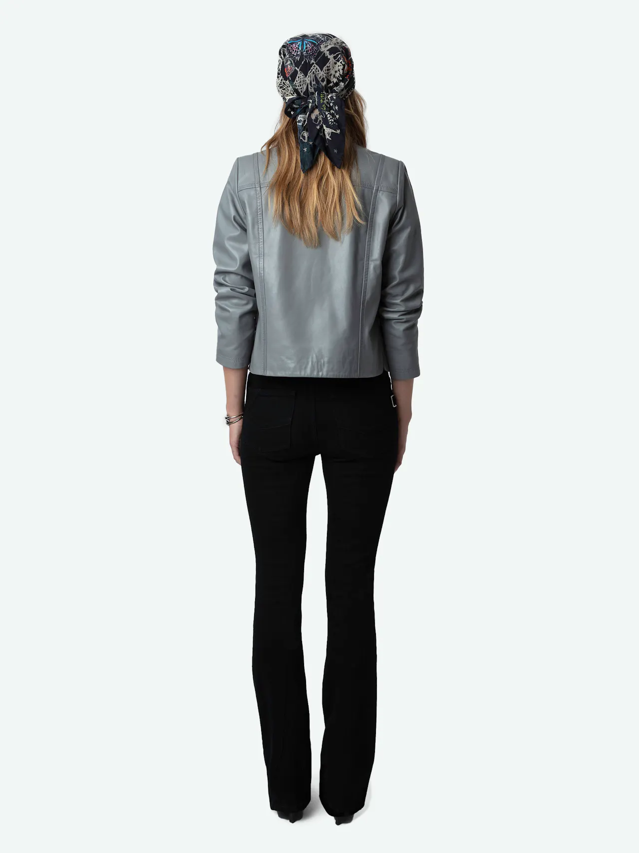 Chaqueta de cuero Litchi 2