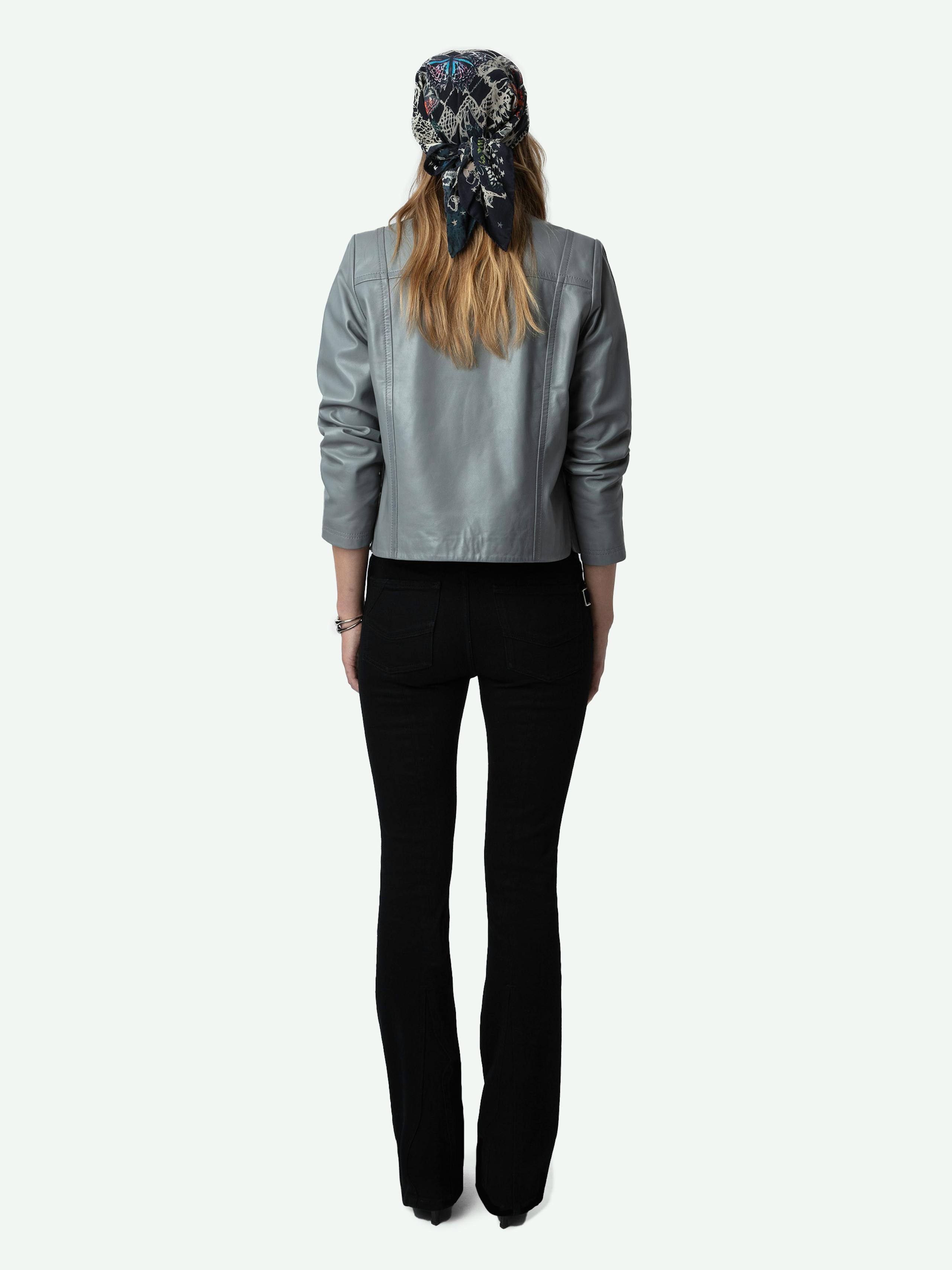 Litchi Leather Jacket 2