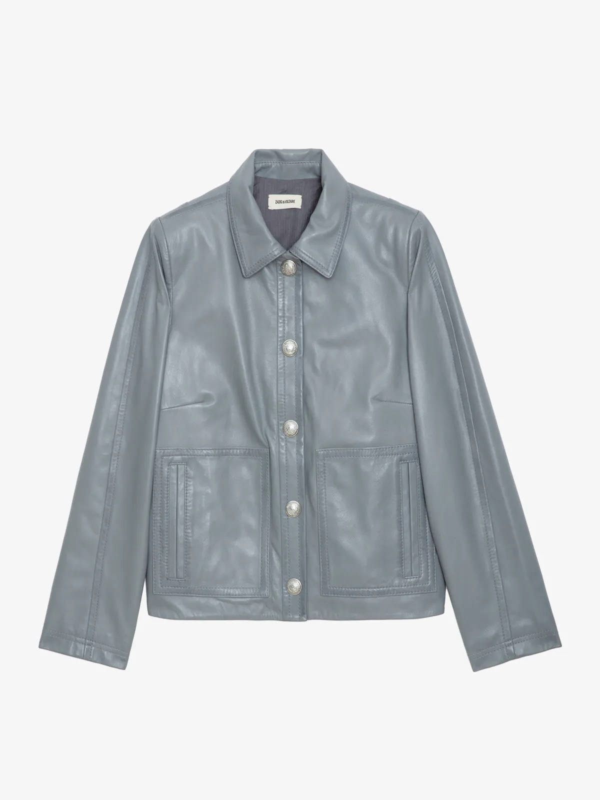 Lederjacke Litchi
