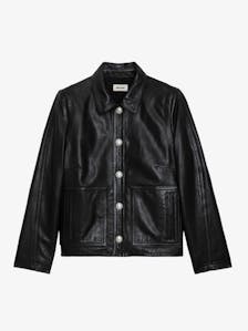 Litchi Leather Jacket