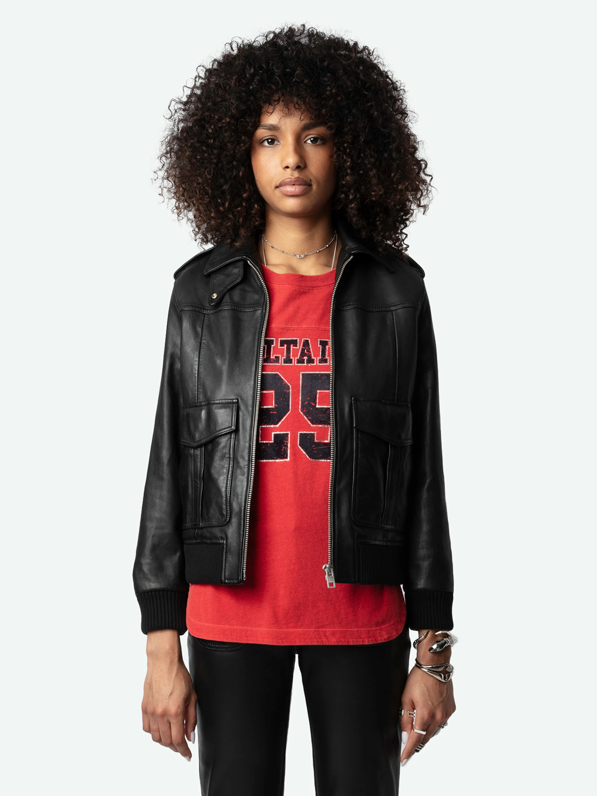 Luka Leather Jacket thumbnail 3