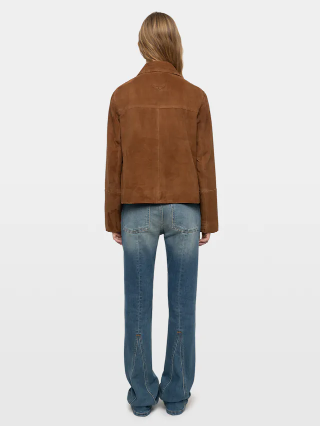 Blouson Lessa 100% Cuir Suede