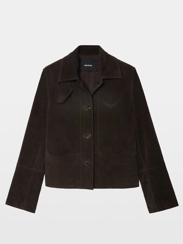 Lessa Suede Leather Jacket