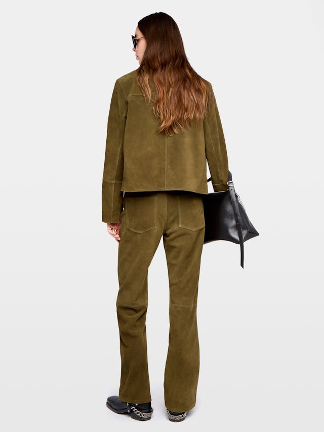 Lessa Suede Leather Jacket