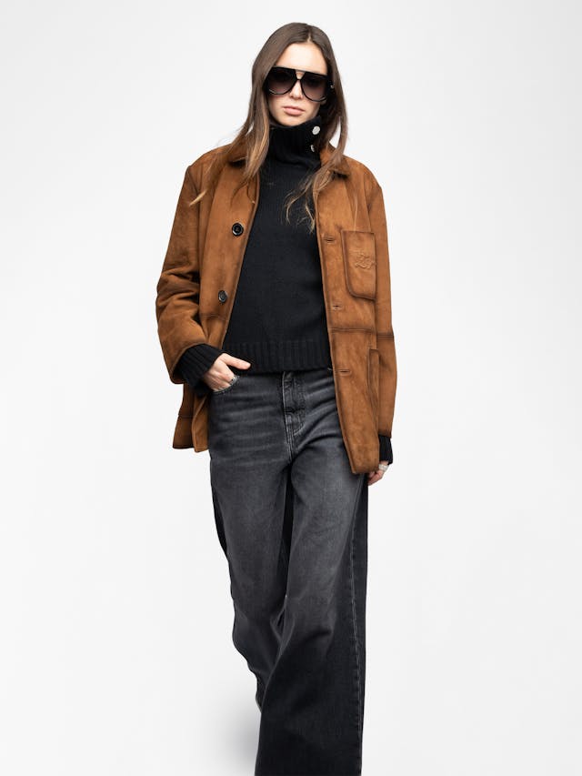 Venezia Leather Suede Western Jacket