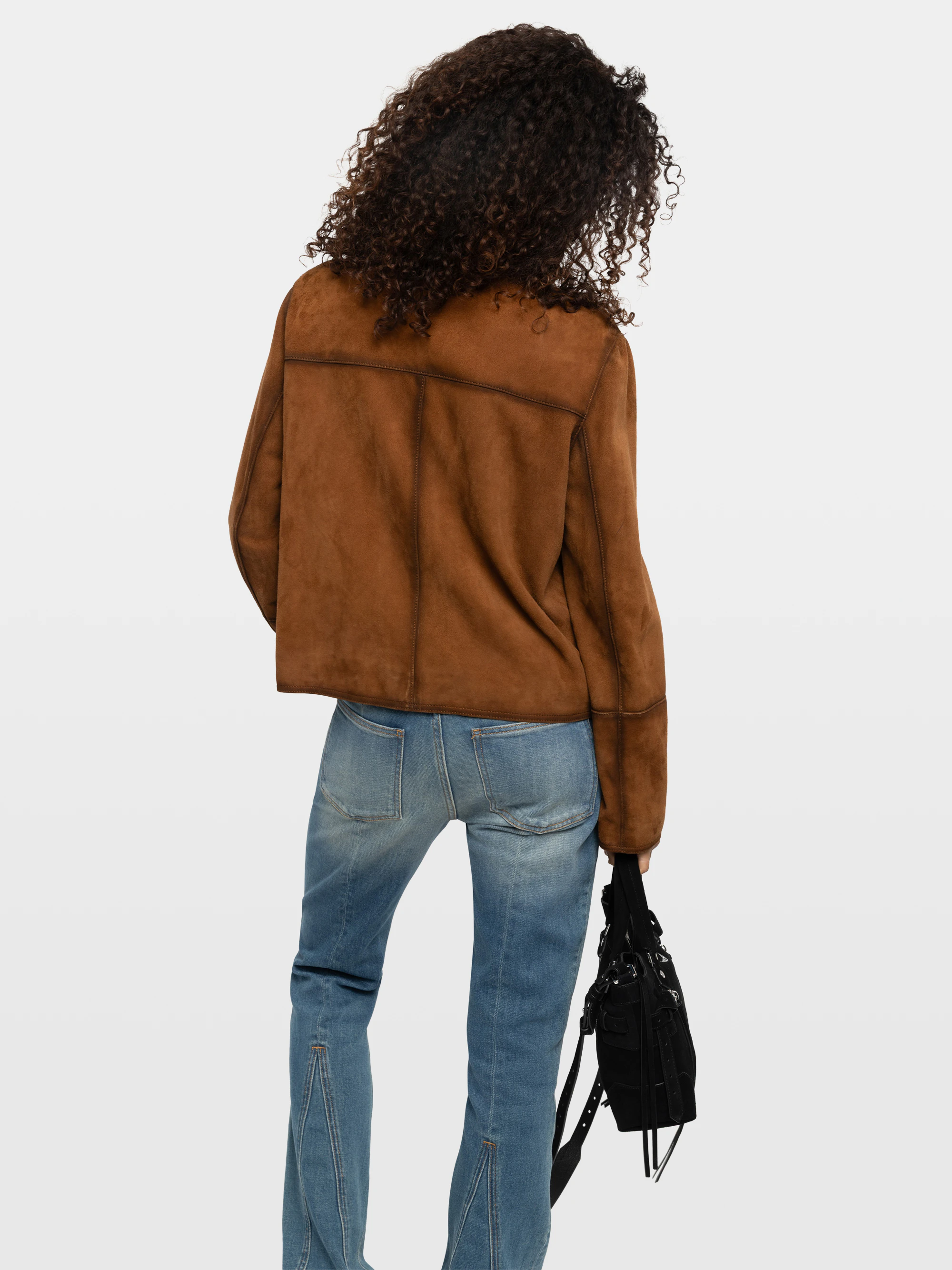 Lessa Suede Leather Jacket