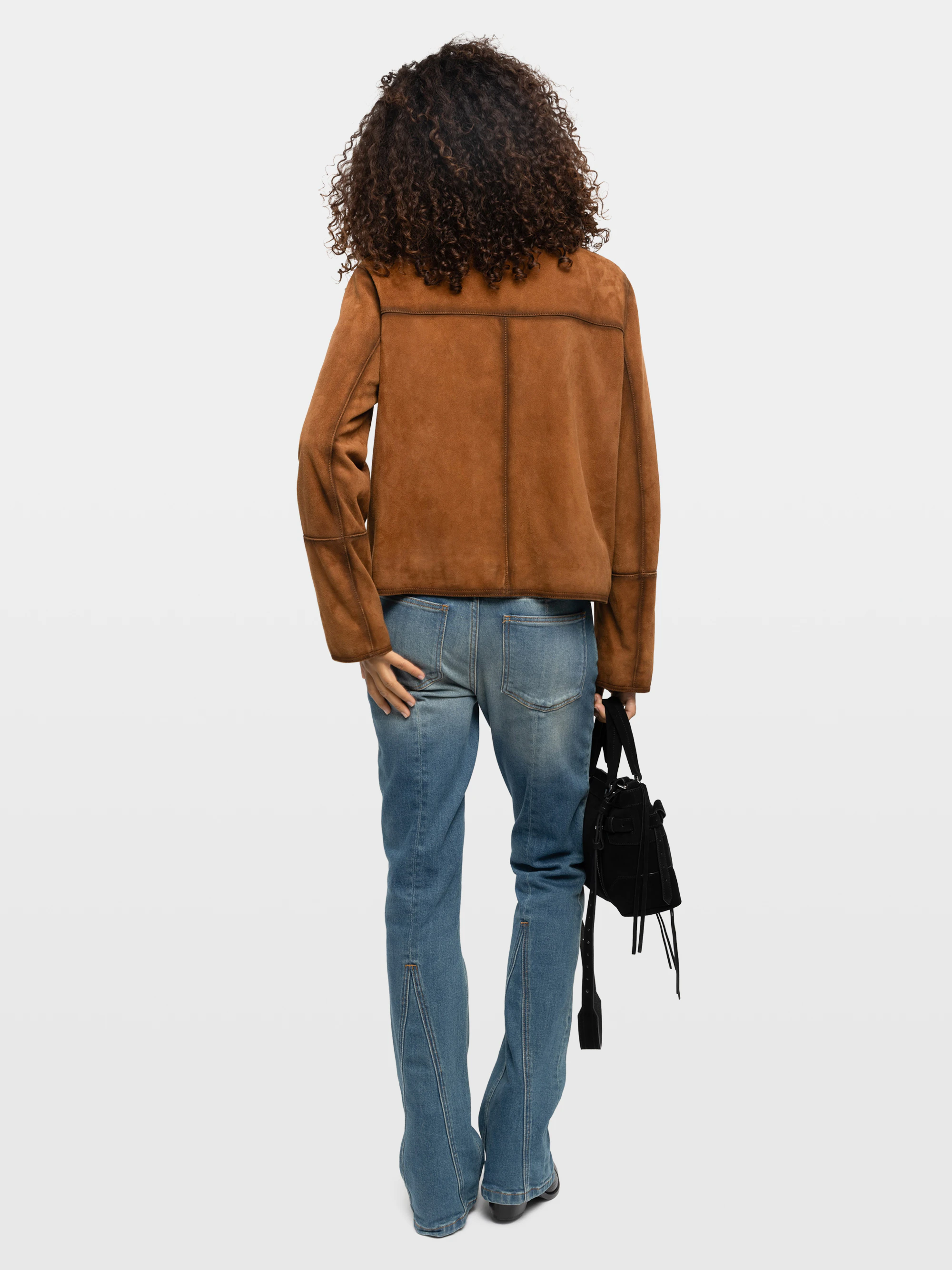Lessa Suede Leather Jacket