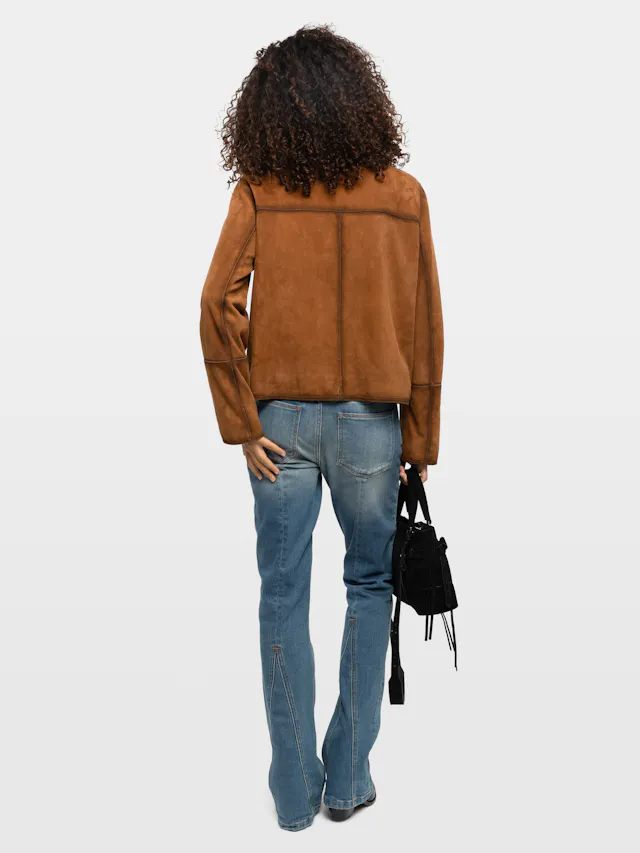 Lessa Suede Leather Jacket