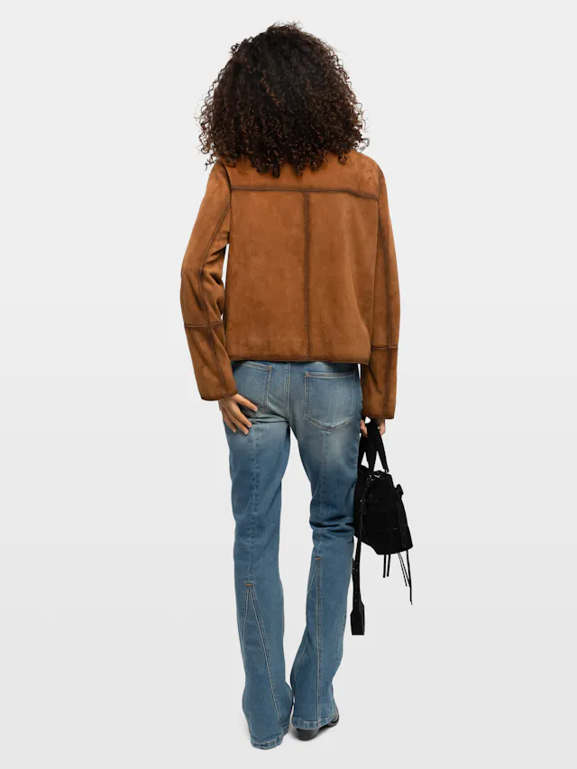 Lessa Suede Leather Jacket