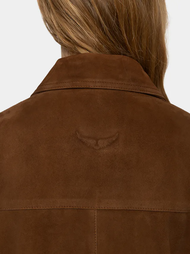 Blouson Lessa Cuir Suede