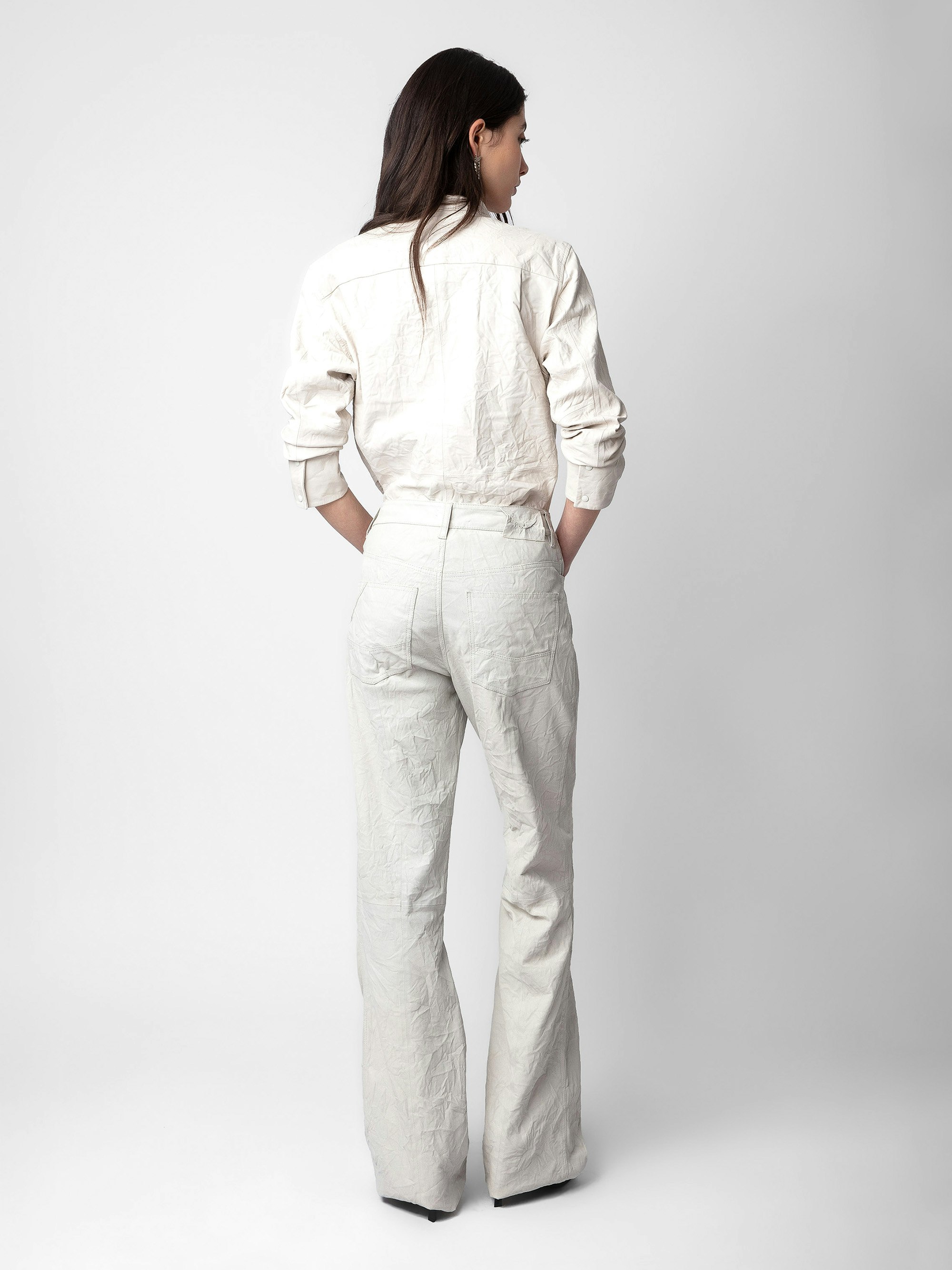 Pistol Crinkled Leather Pants 2