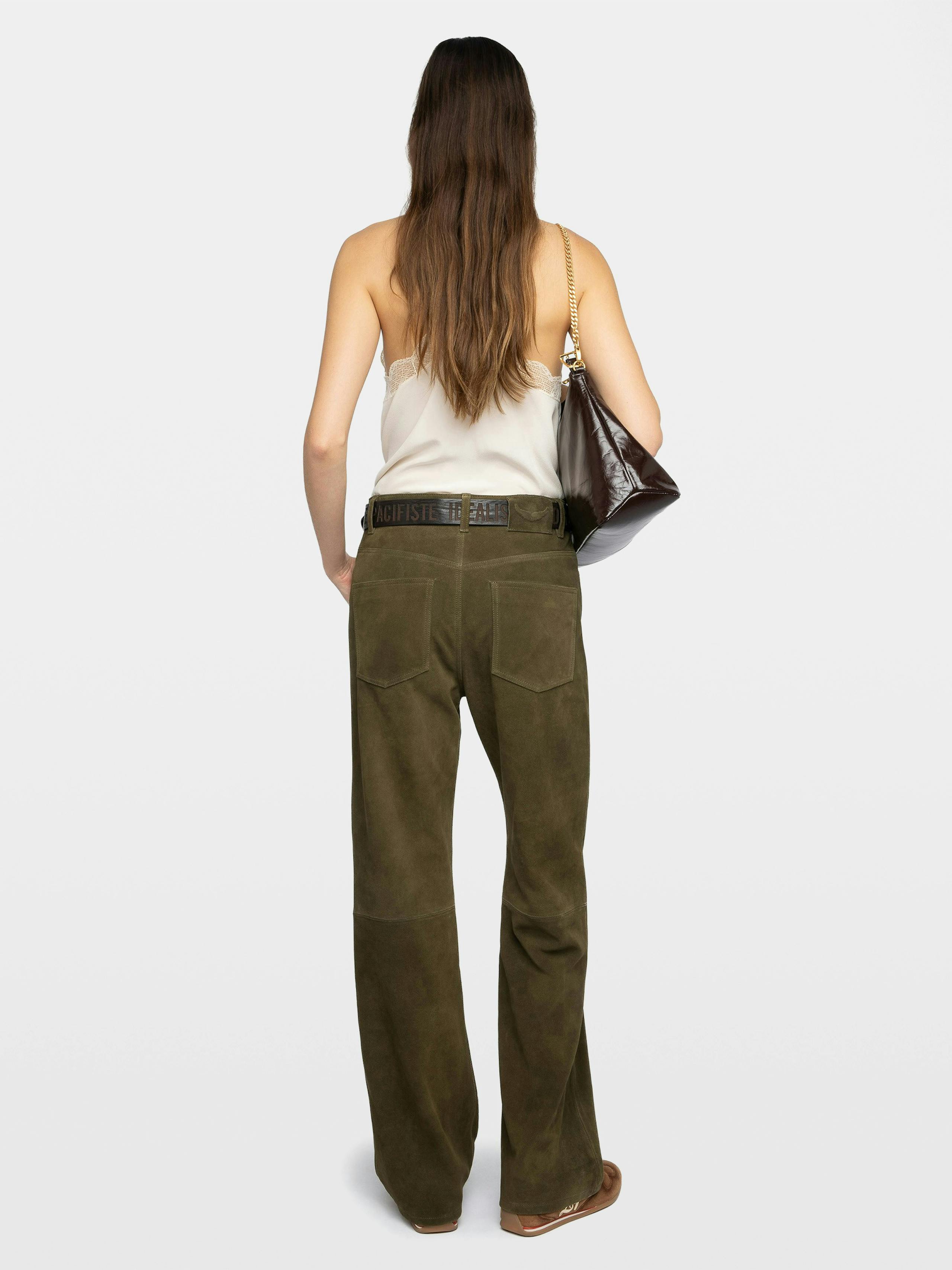 Evy Suede Leather Trousers 2
