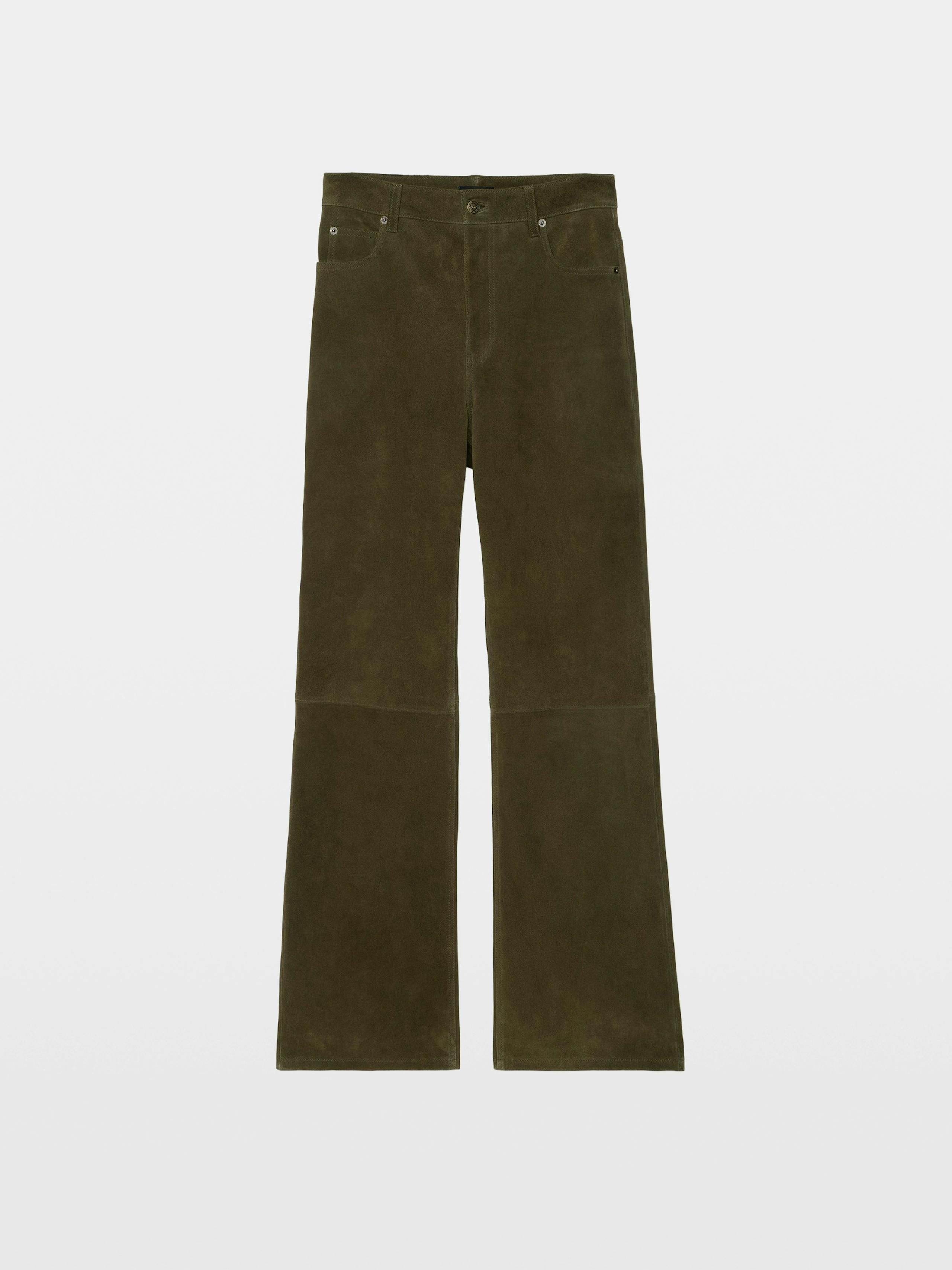 Evy Suede Leather Trousers 6