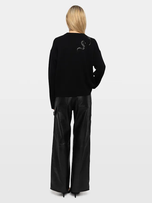 Pantaloni in Pelle Perya