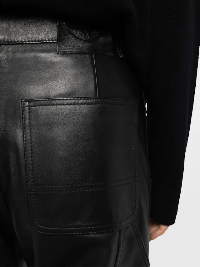 Pantaloni in Pelle Perya