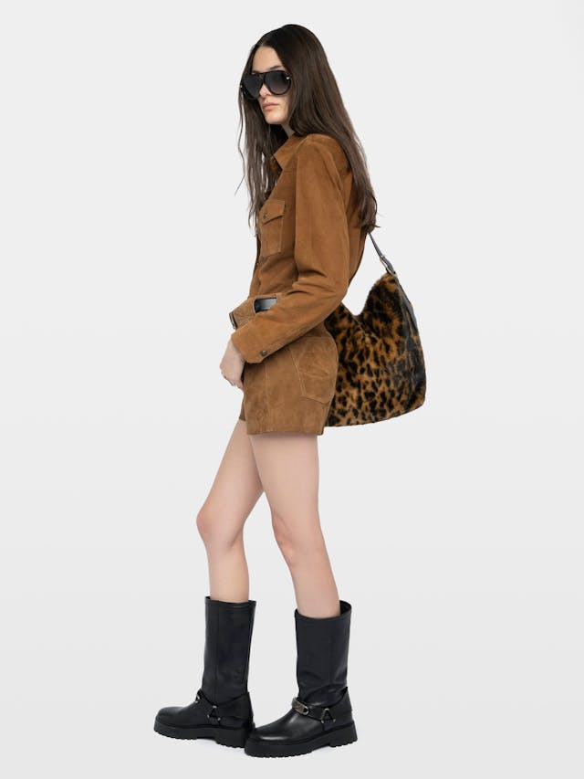 Thelma Suede Leather Shirt