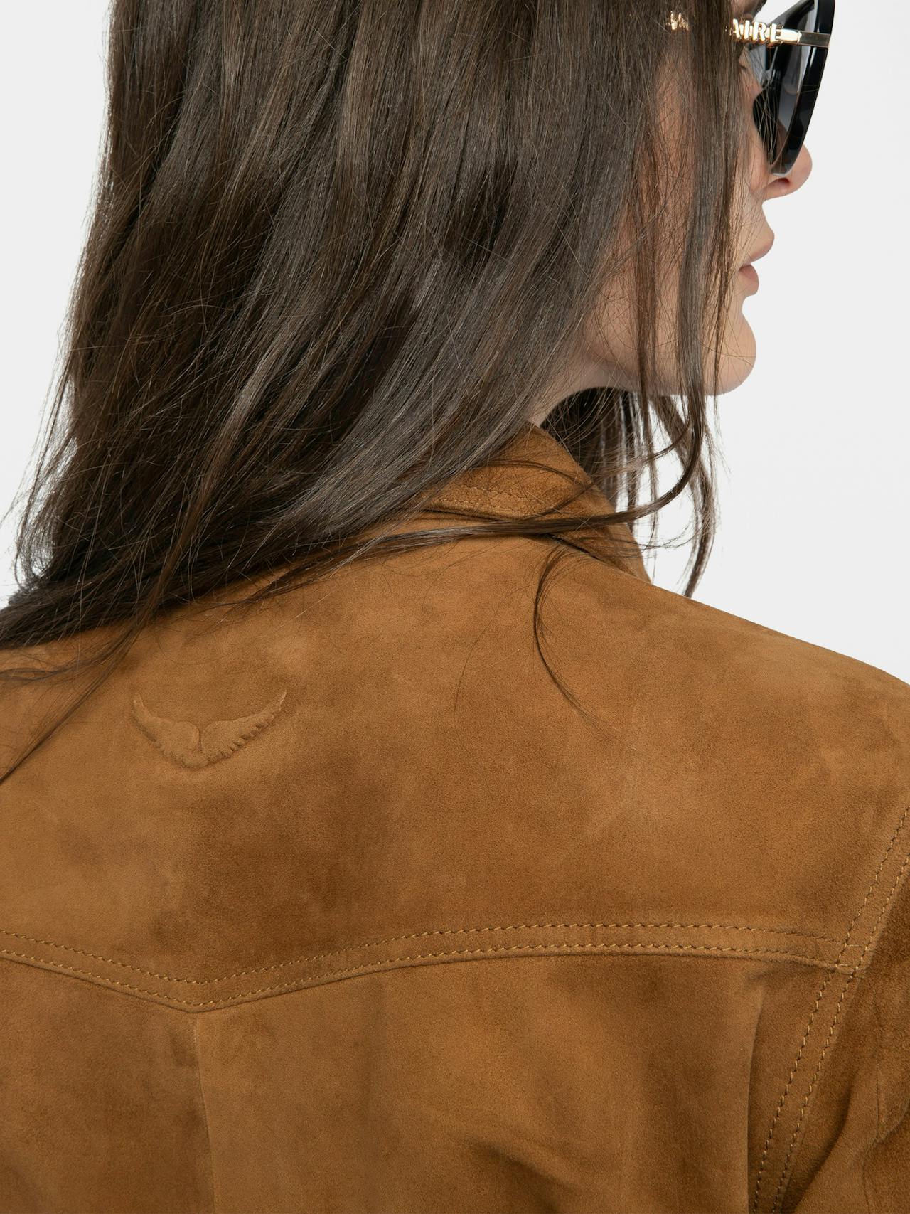 Thelma Suede Leather Shirt