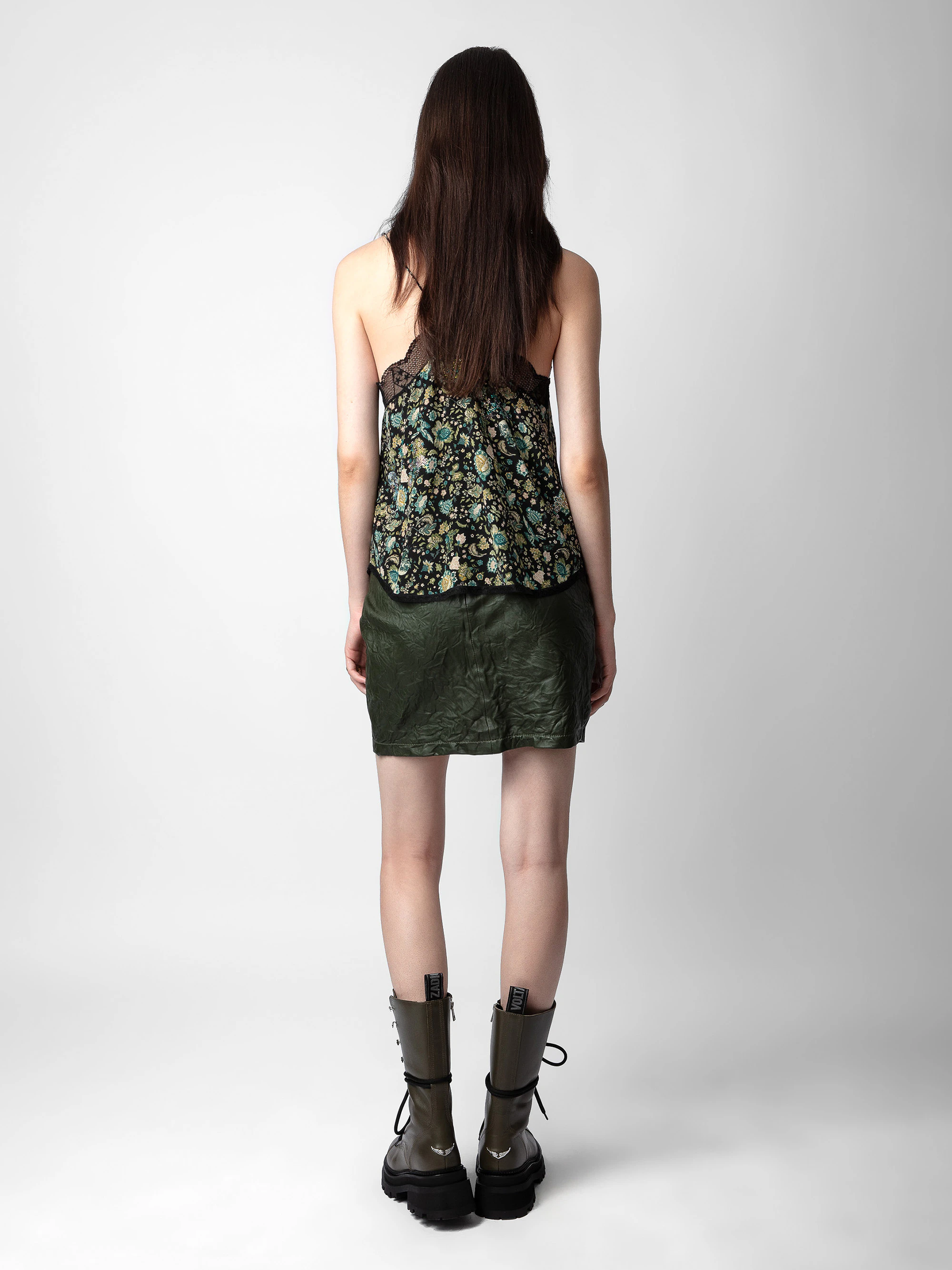 Skirt Julipe Crinkled Leather thumbnail 2