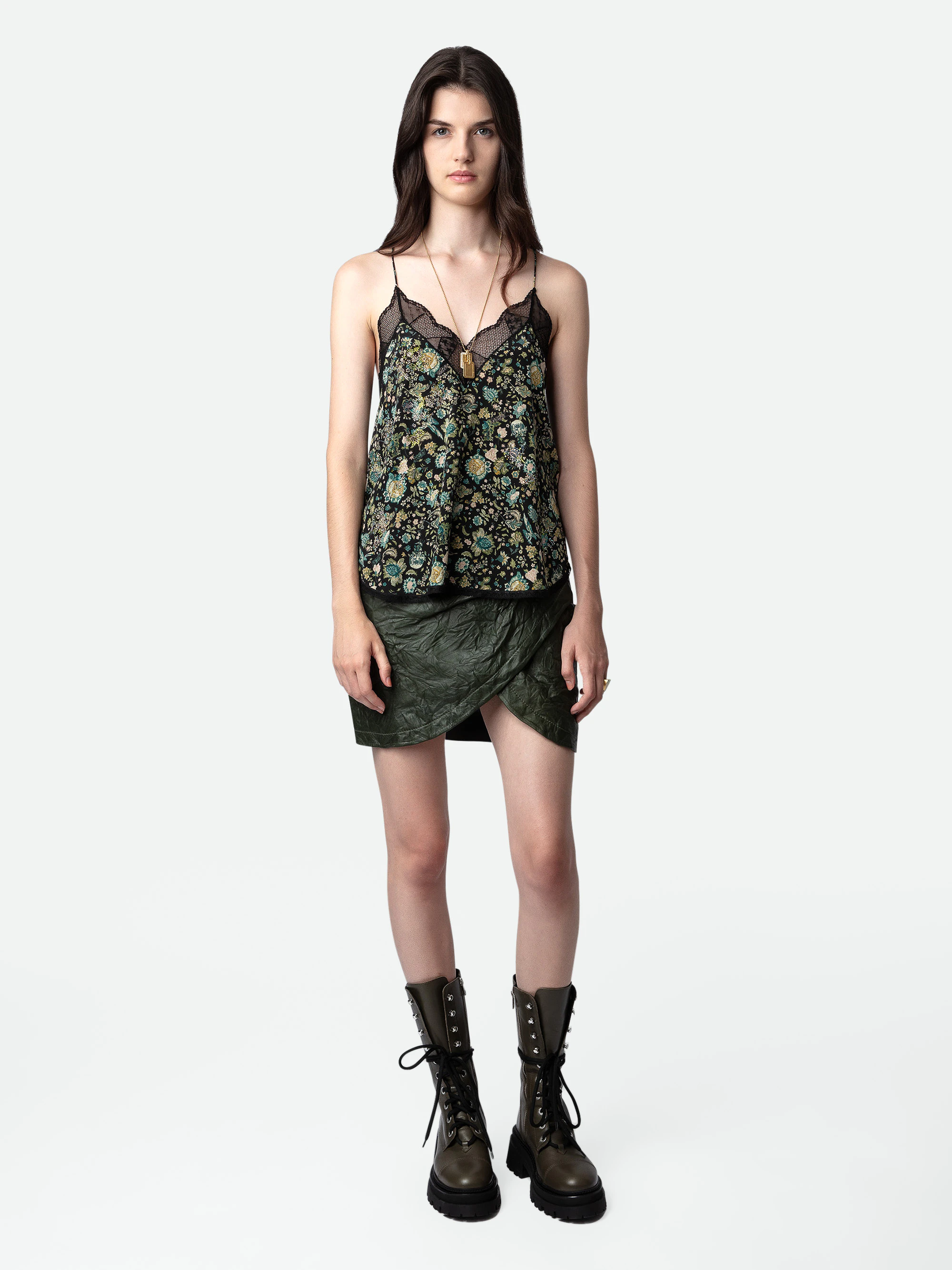 Skirt Julipe Crinkled Leather thumbnail 1