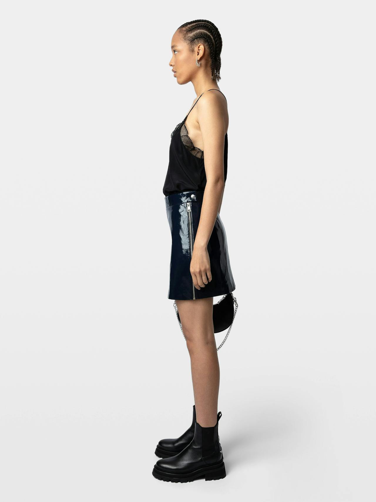 Jinette Vinyl Skirt 3