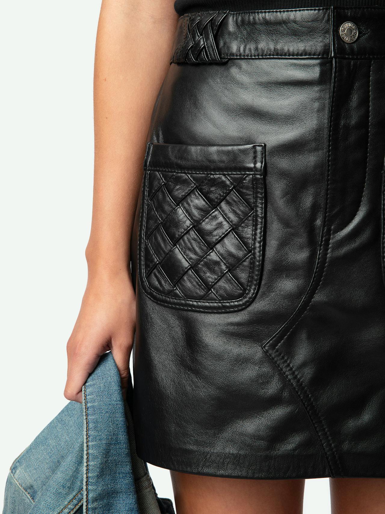 Joana Leather Skirt 6