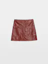 Falda Jaime de Piel - configurable
