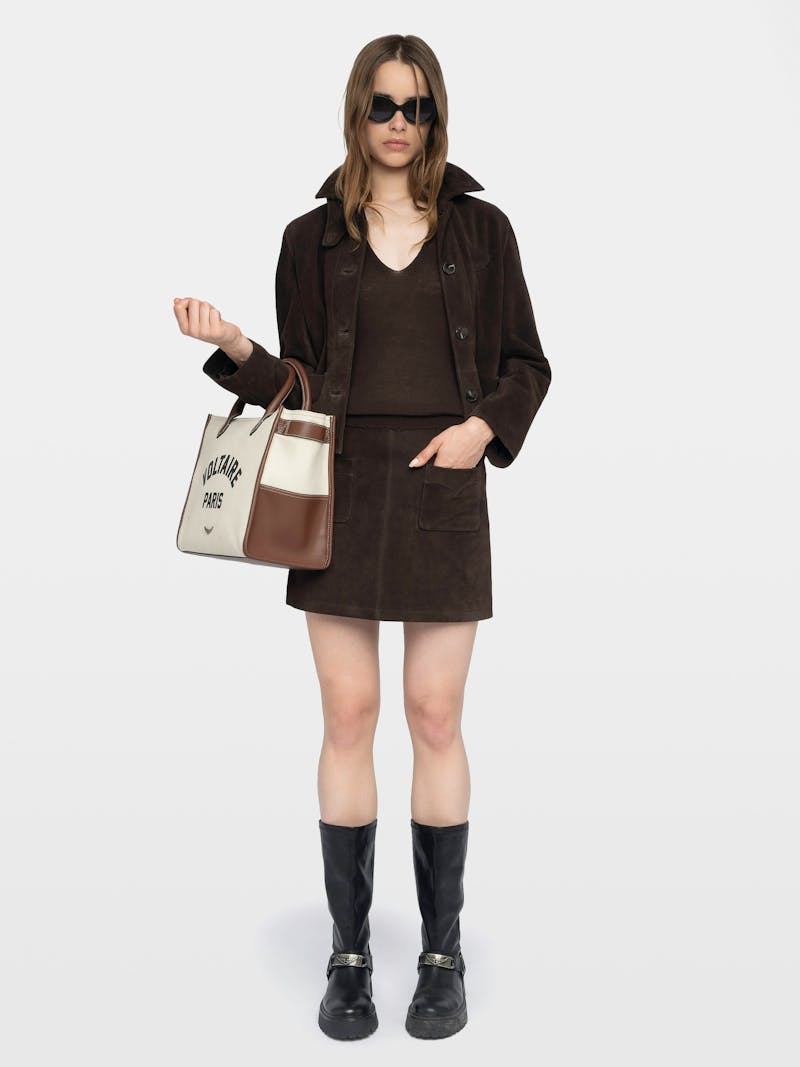 Gonna Jaime in Pelle Scamosciata