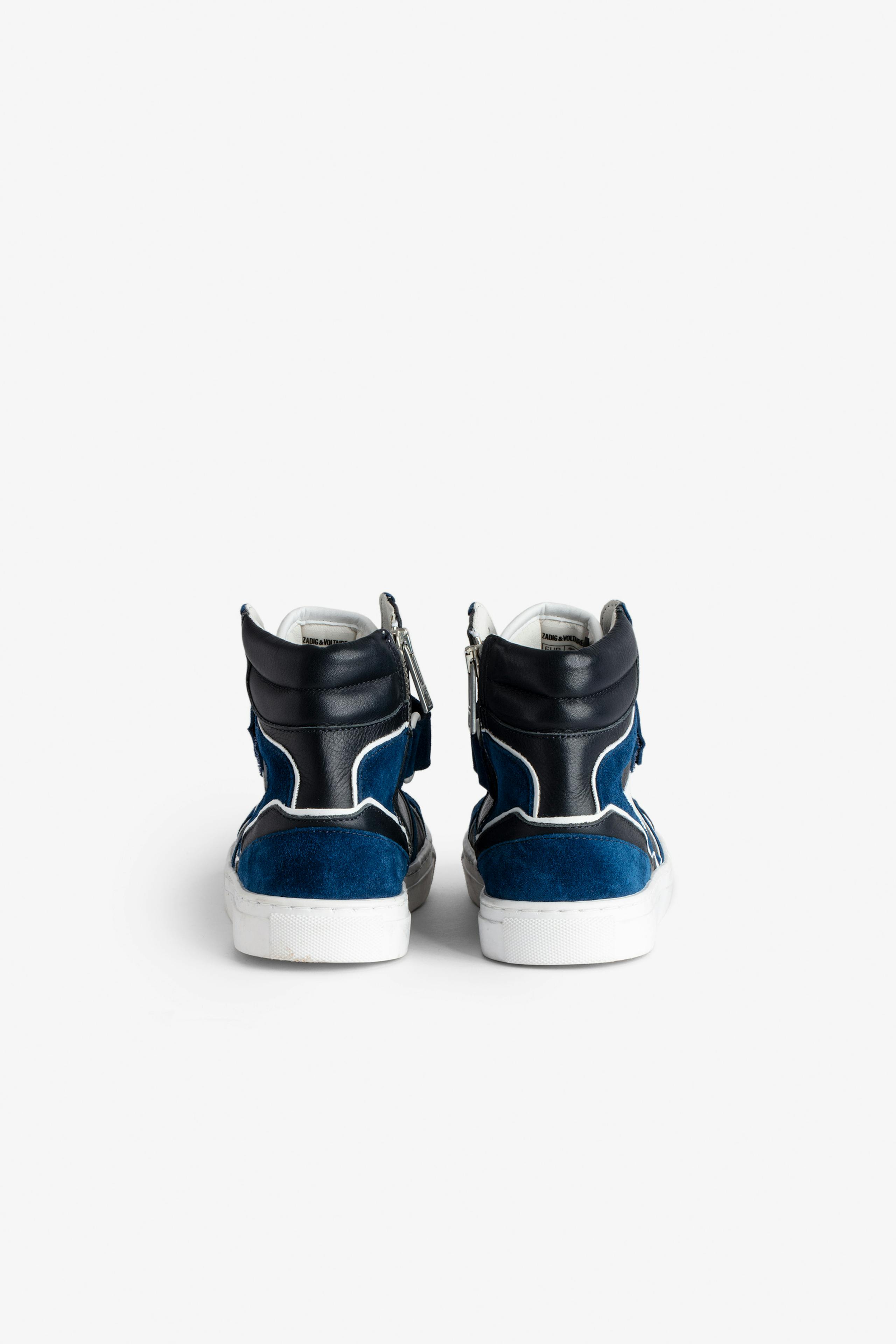 ZV1747 High Flash Boys' High-Top Sneakers 3