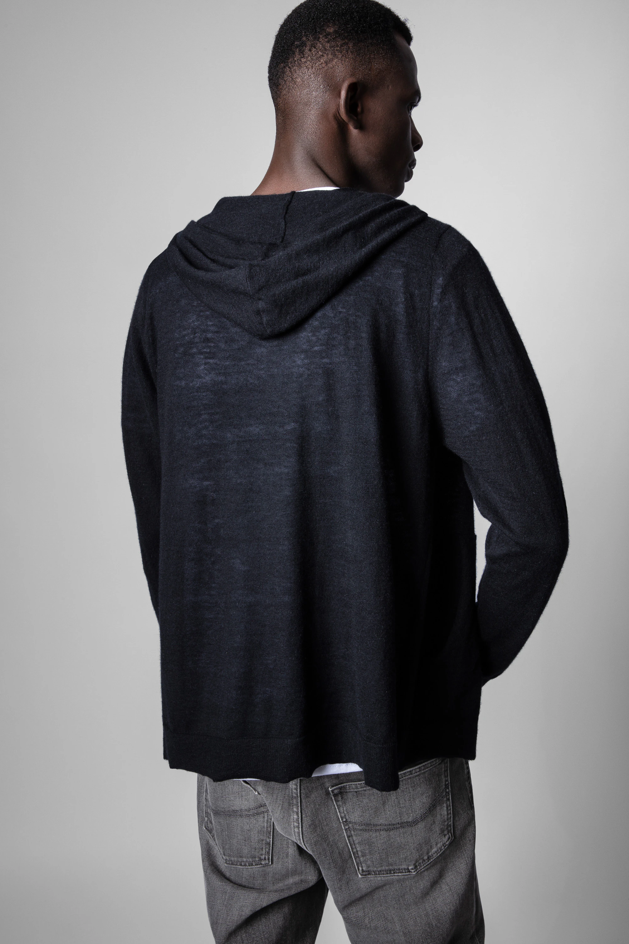 Clash Cp Spi Men's Cardigan cardigan black men | Zadig&Voltaire