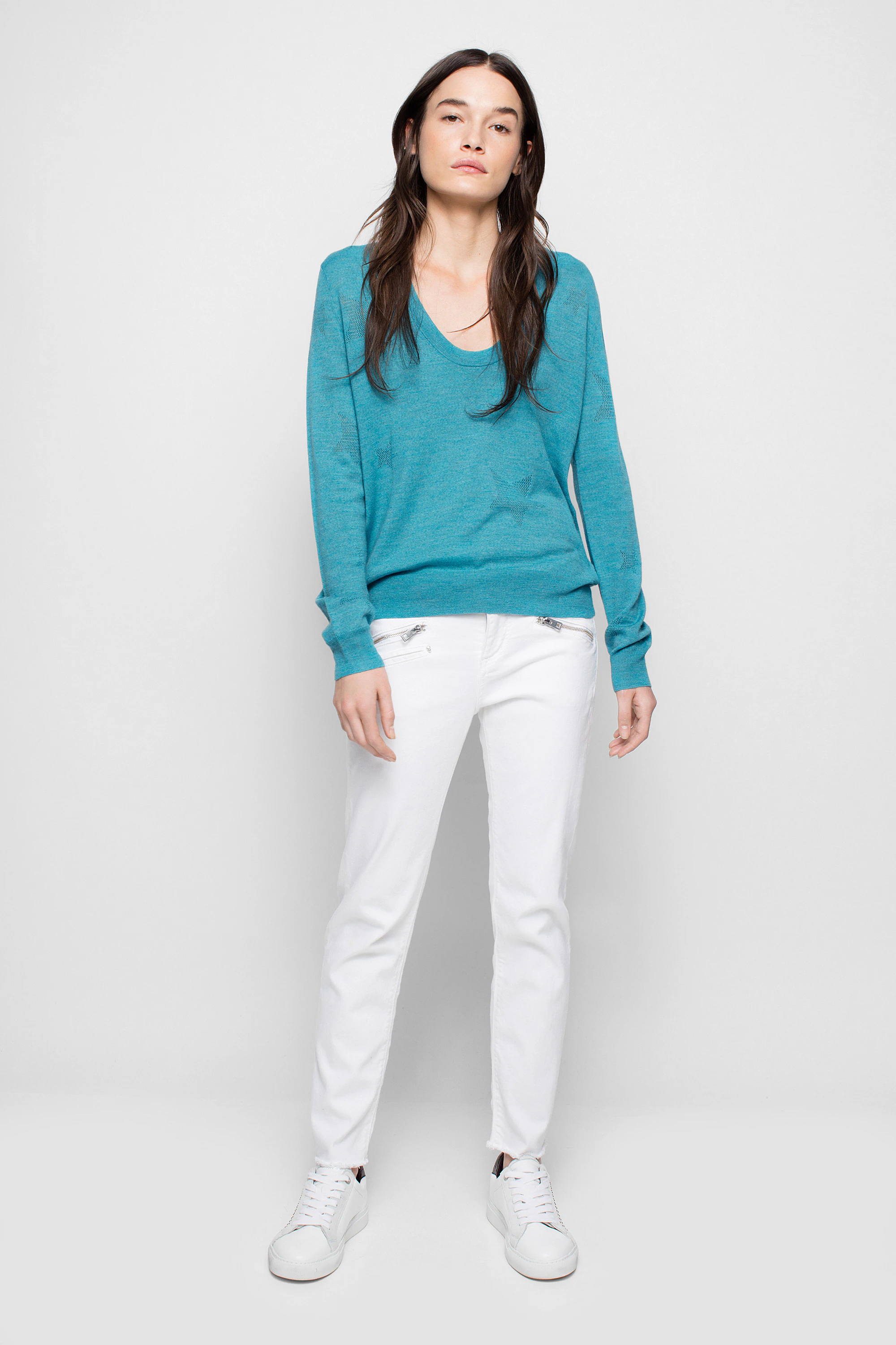 Rina Star Merino Sweater - sweater women's | Zadig&Voltaire