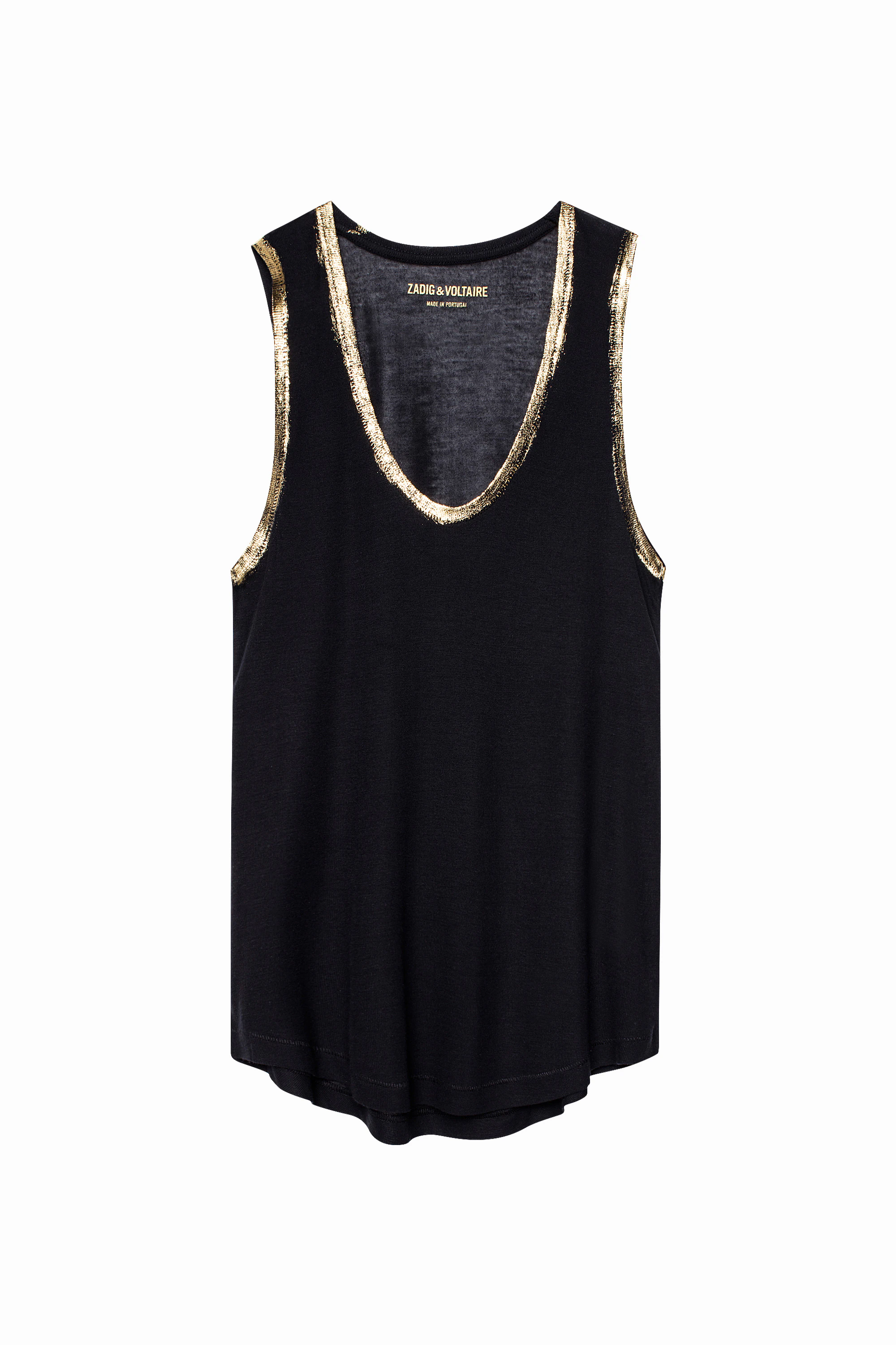 Ärmelloses Top Gold thumbnail 7