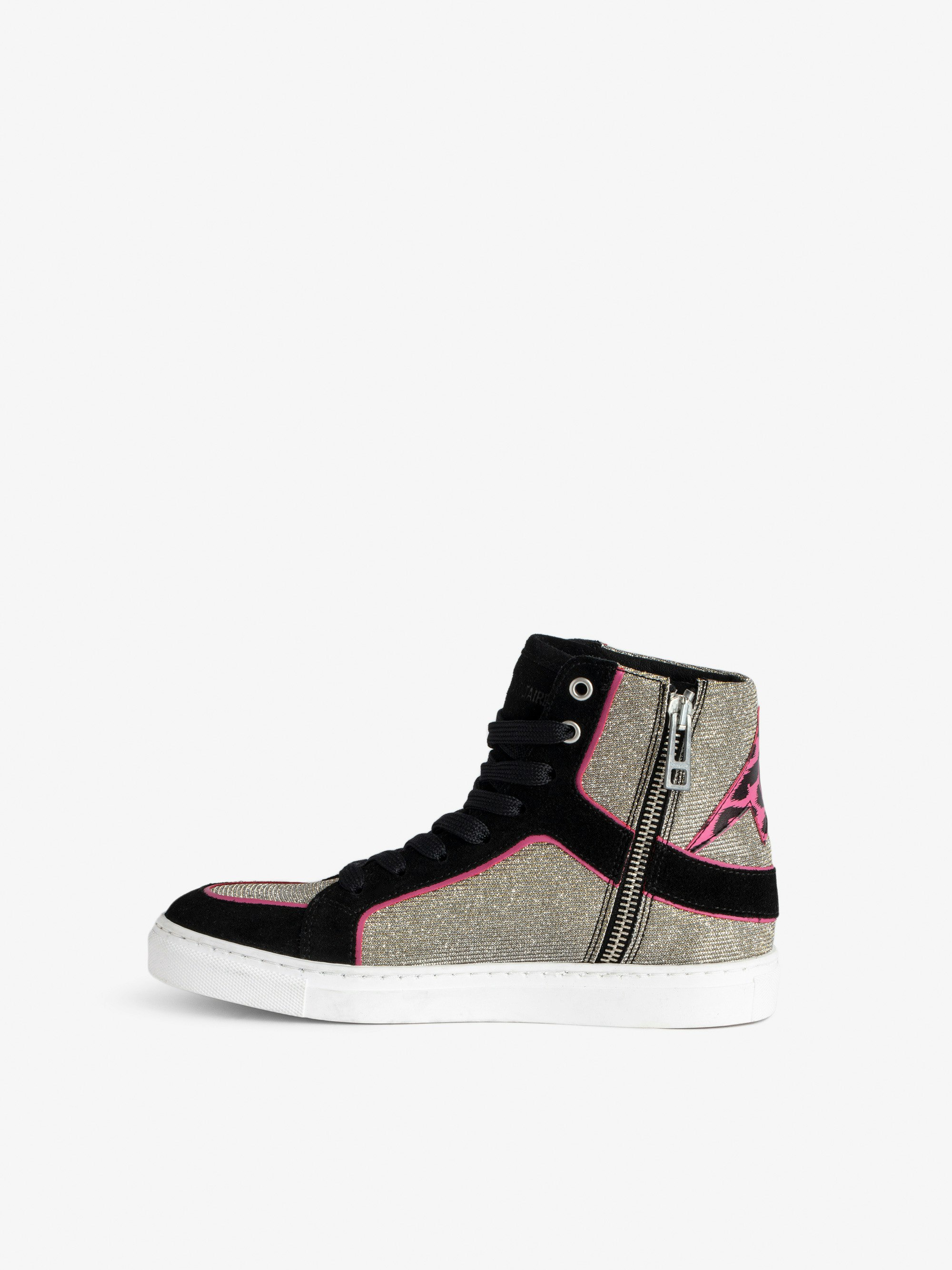 ZV1747 High Flash Girls’ High-Top Sneakers 