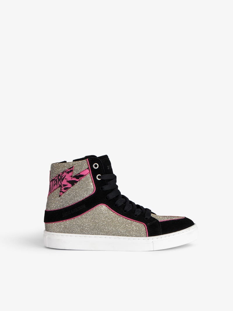 ZV1747 High Flash Girls’ High-Top Sneakers