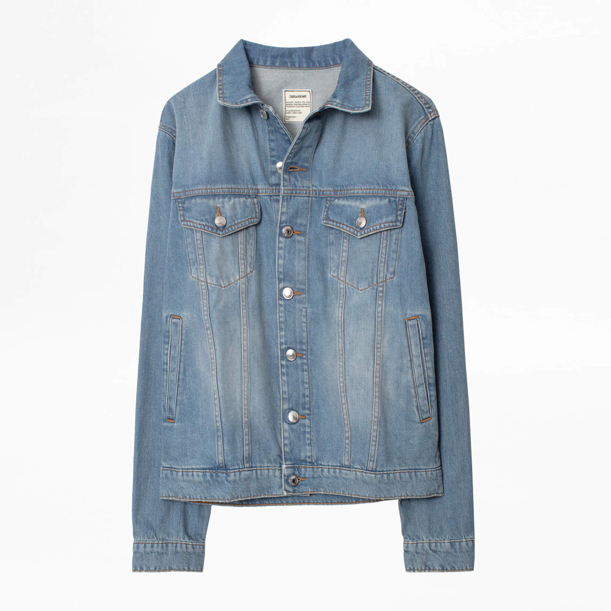 Base Jacket jacket blue men | Zadig&Voltaire