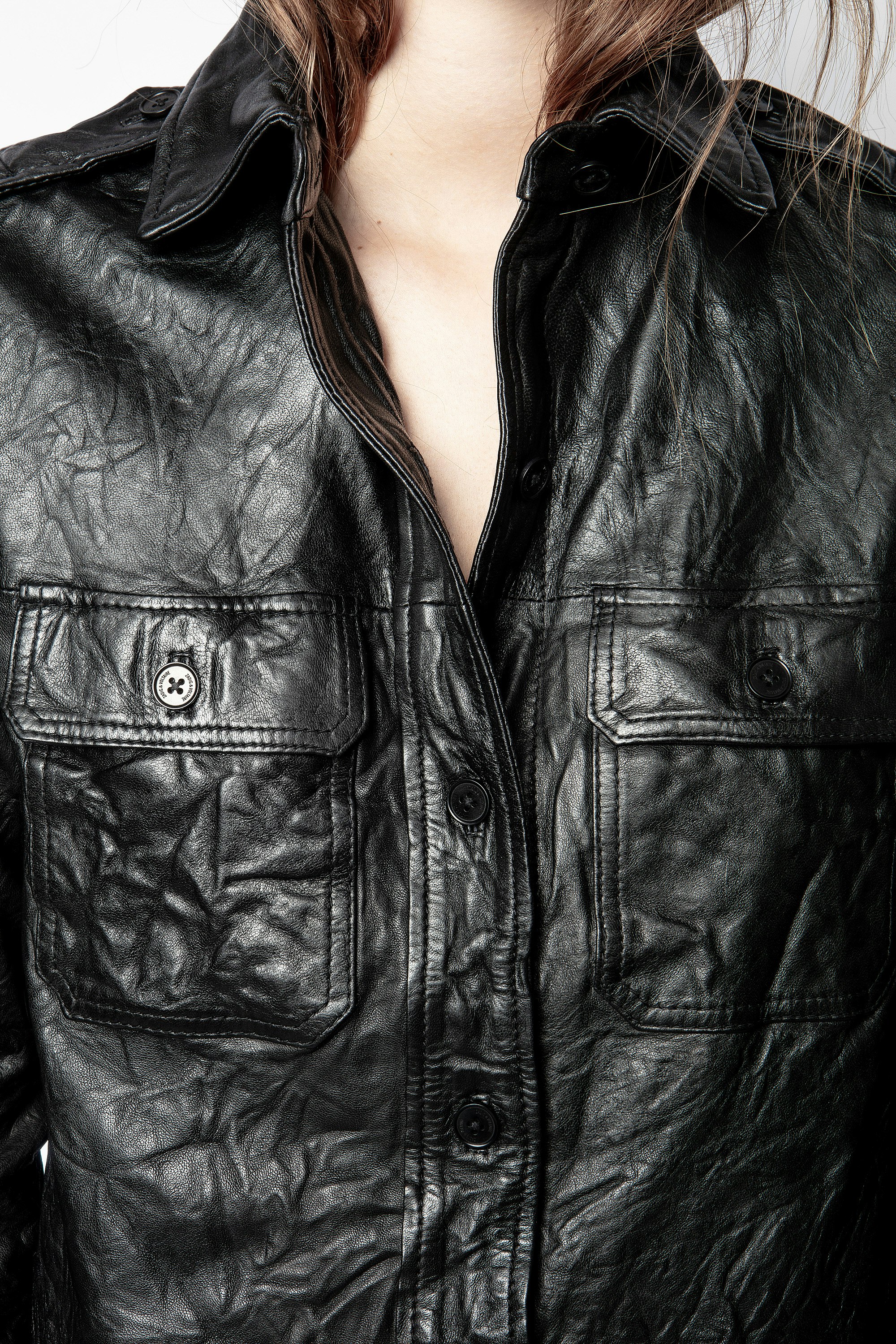 Rexy Crinkle Leather Dress 2