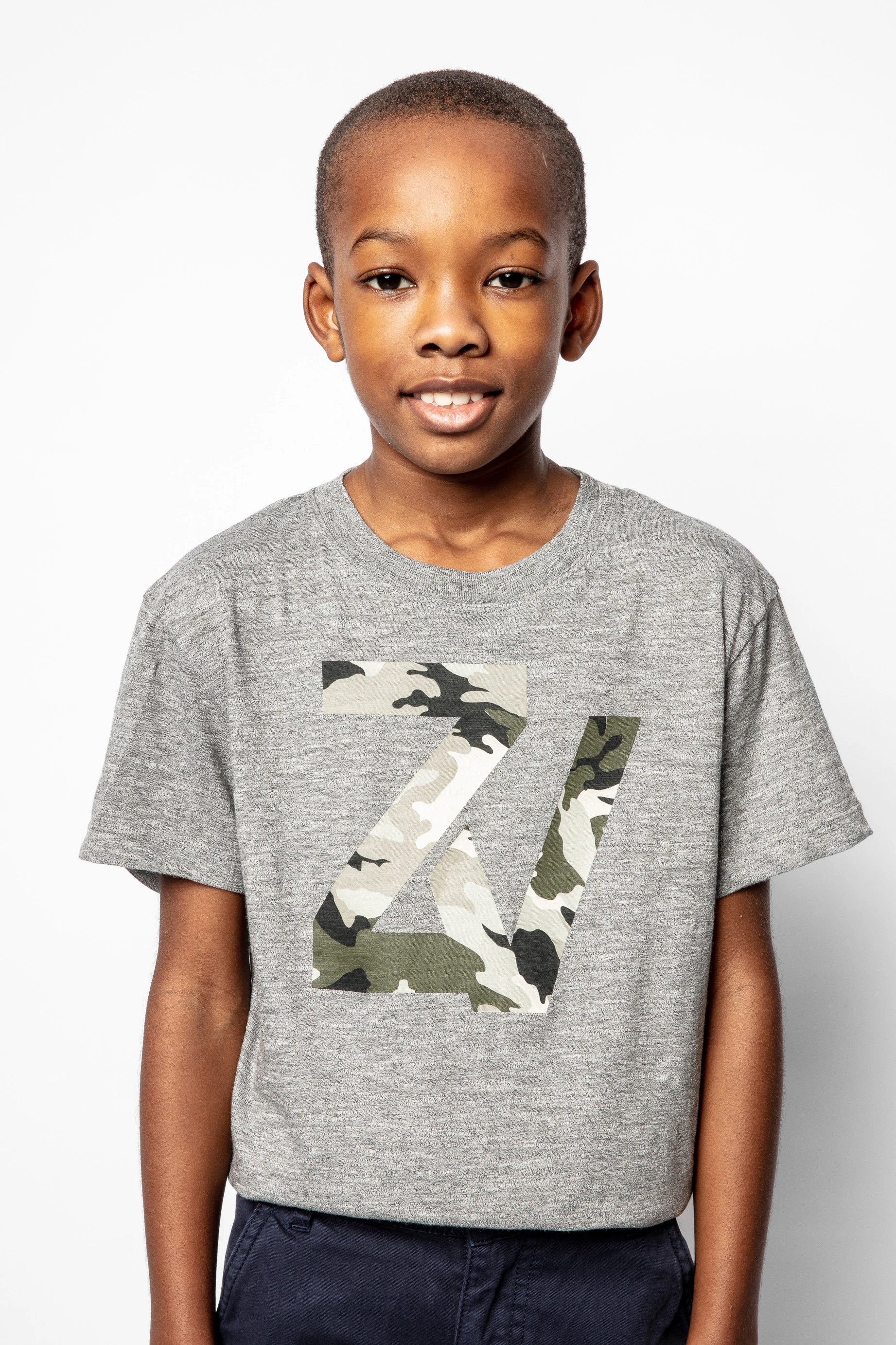 Child's Kita T-shirt t-shirt grey girls | Zadig&Voltaire