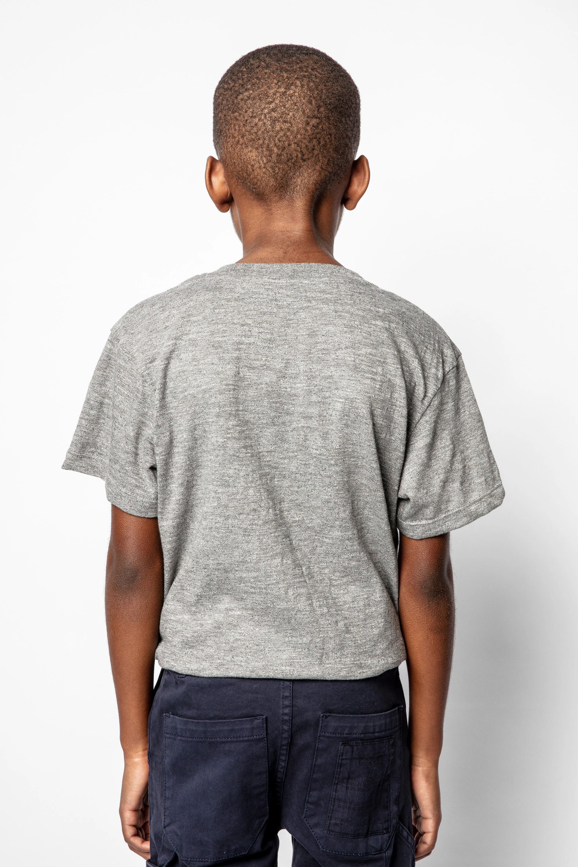 Child's Kita T-shirt t-shirt grey girls | Zadig&Voltaire