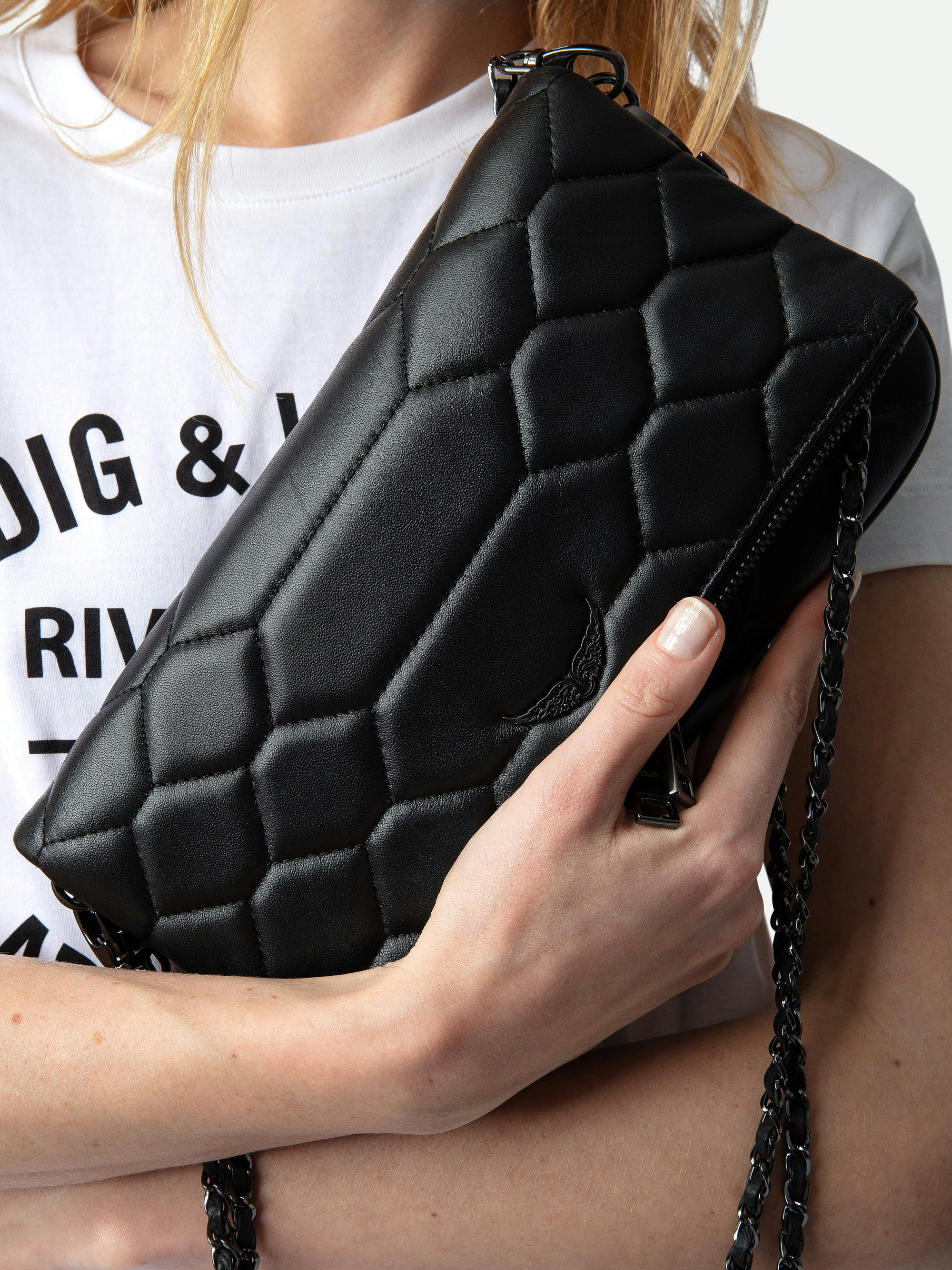 Rock Quilted Clutch 7