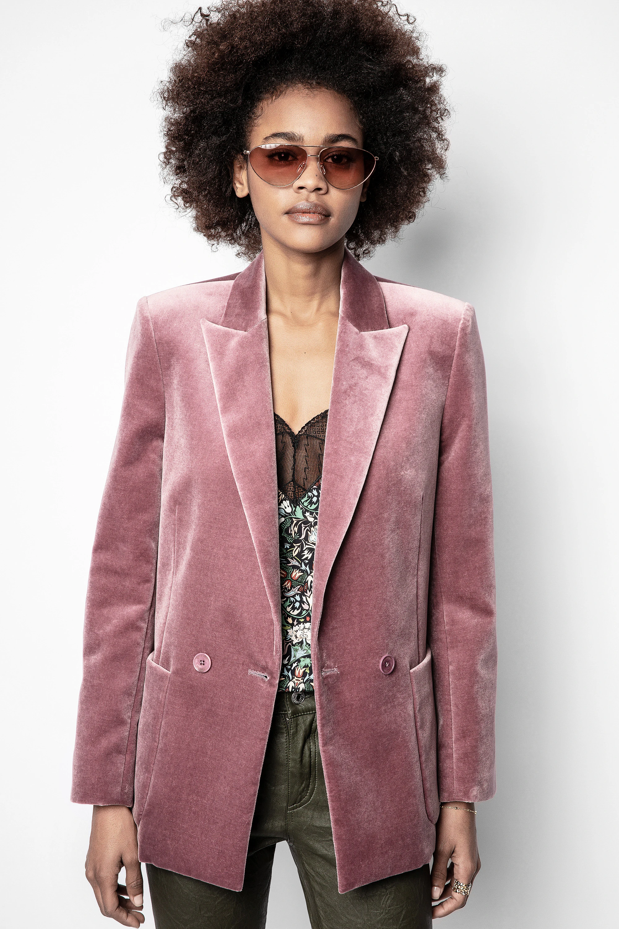 Visko Velvet Blazer thumbnail 1