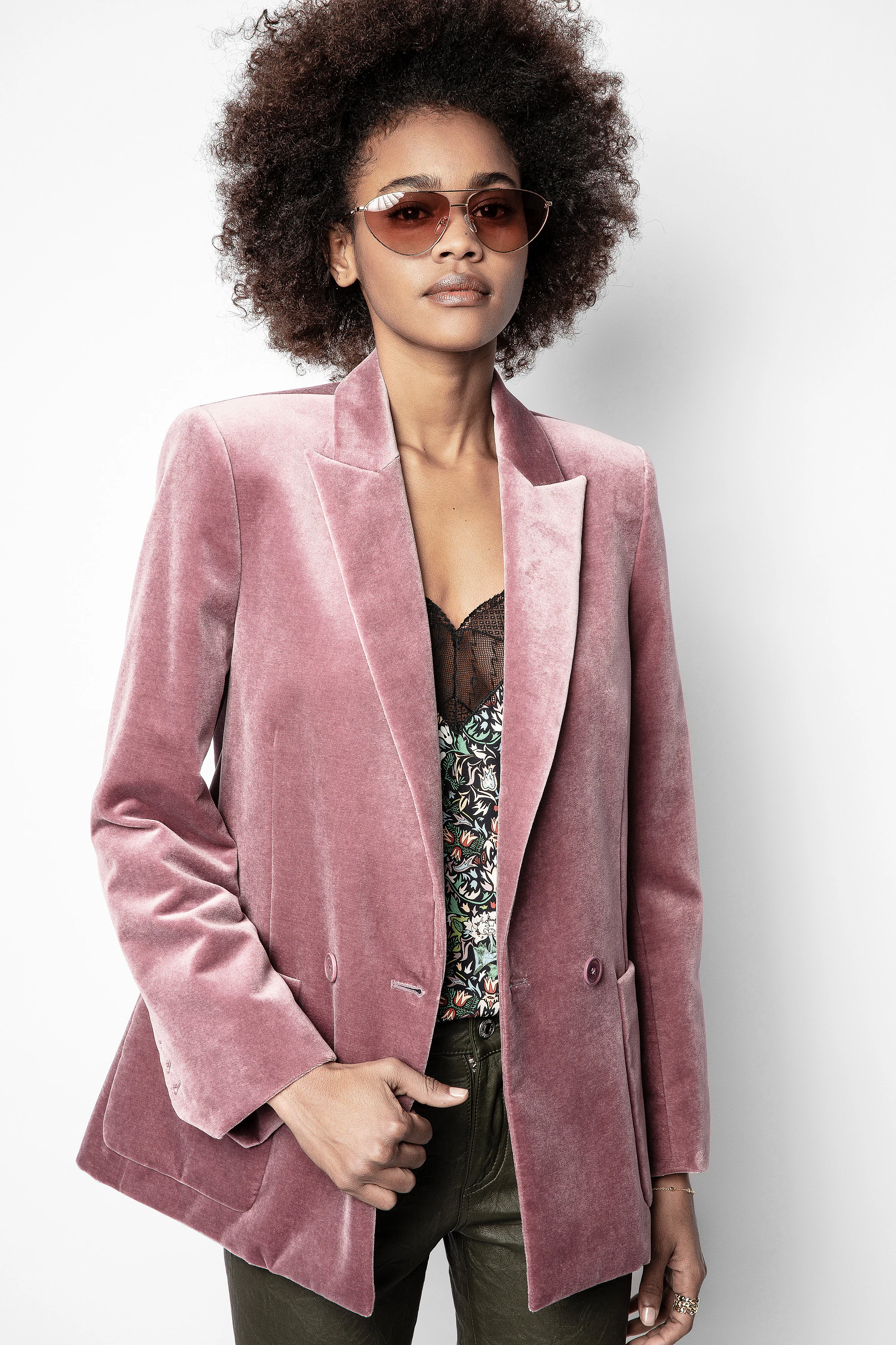 Visko Velvet Blazer thumbnail 3