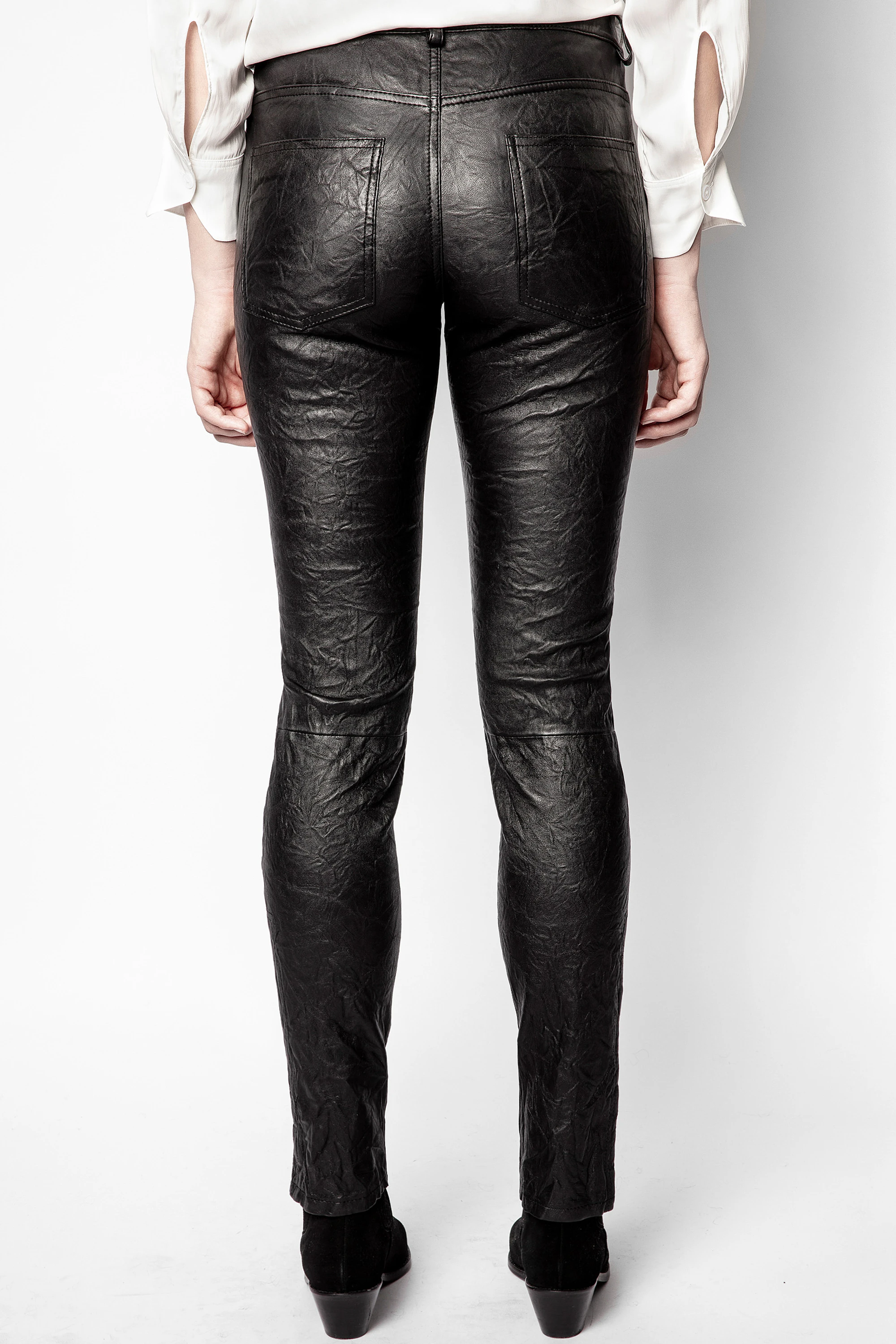 Phlamo Cuir Crinkle Pants thumbnail 5