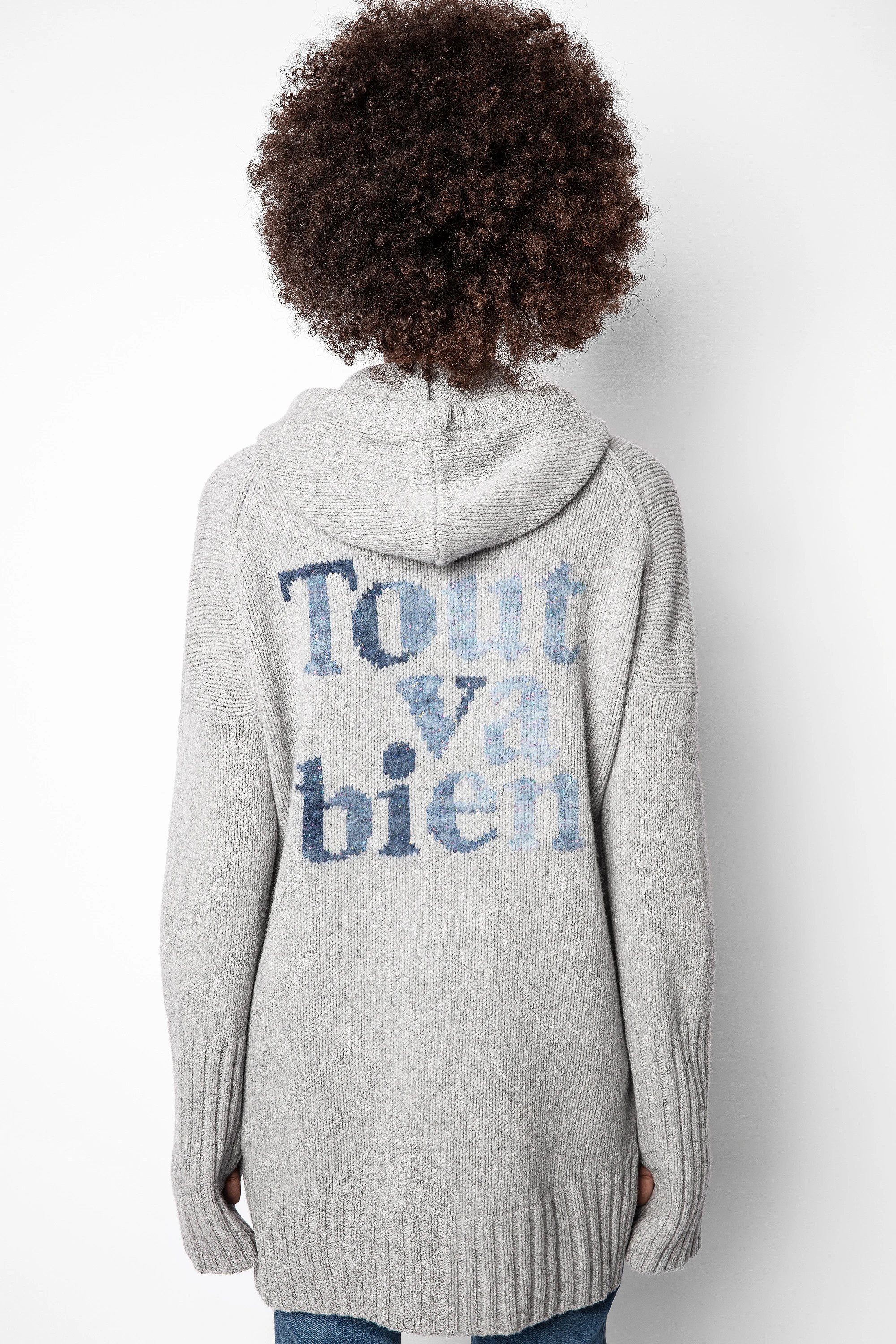 Salma Tout Va Bien Mérinos Cardigan thumbnail 1