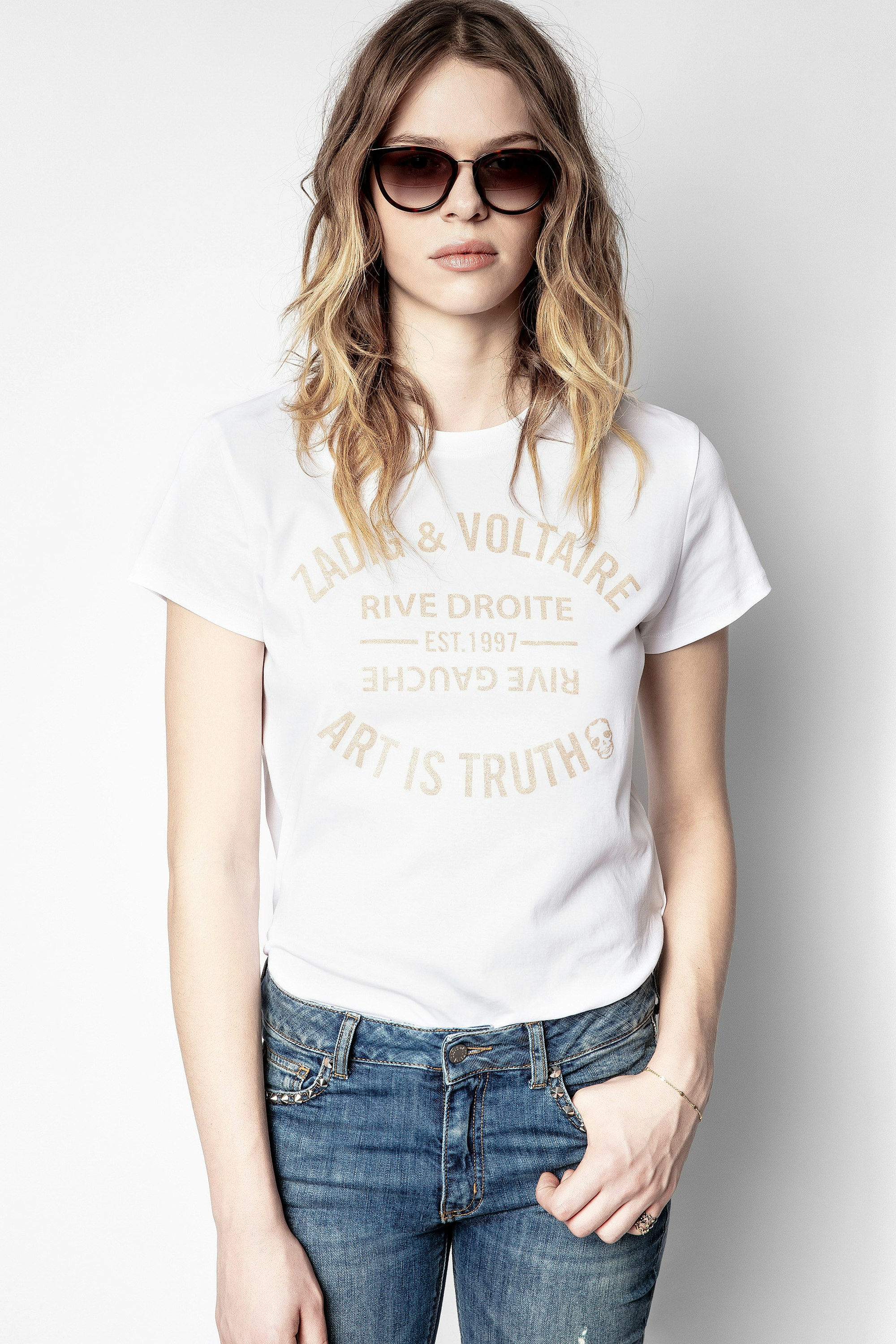 T-Shirt Zoe Blason Glitter