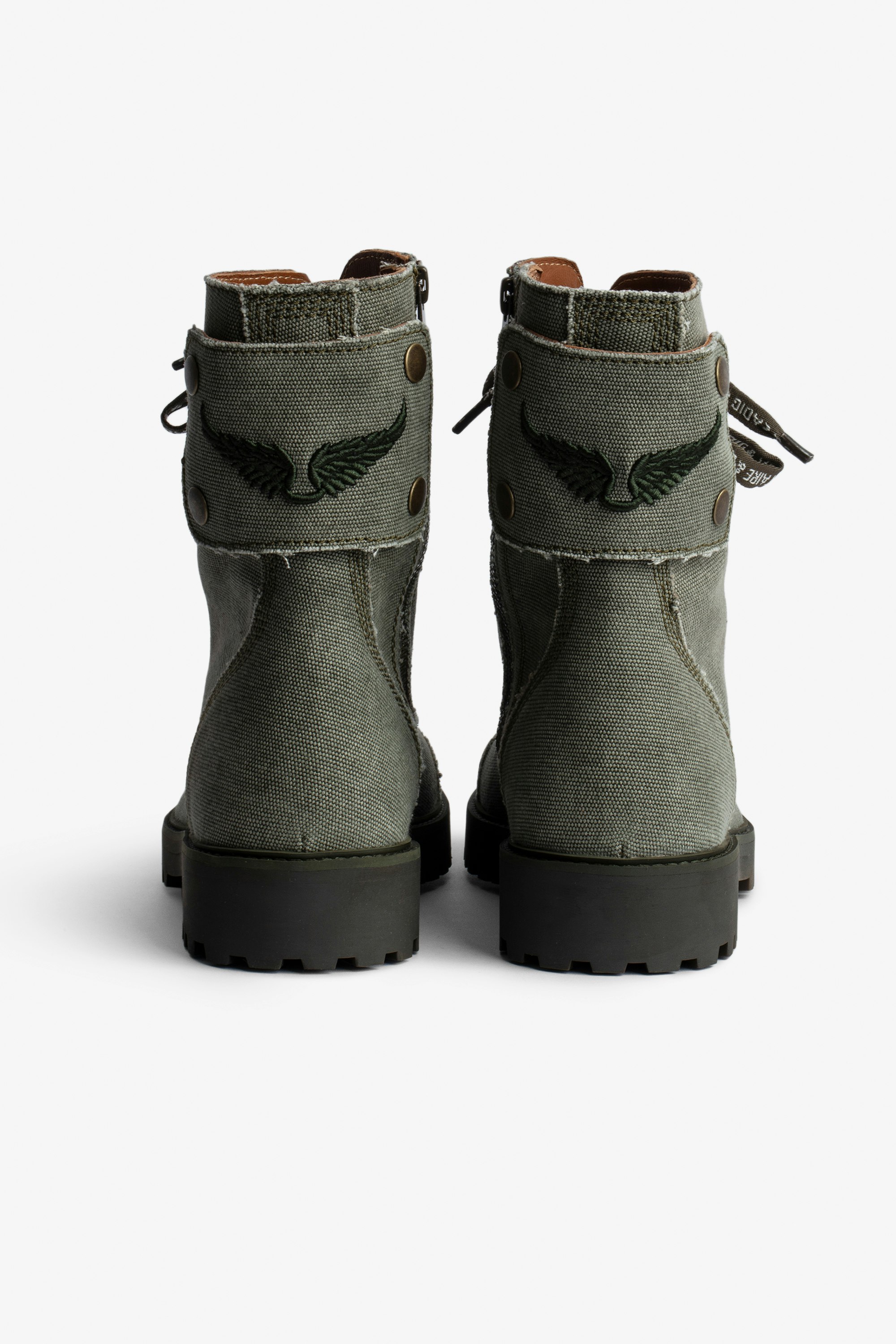 Joe Canvas Ankle Boots