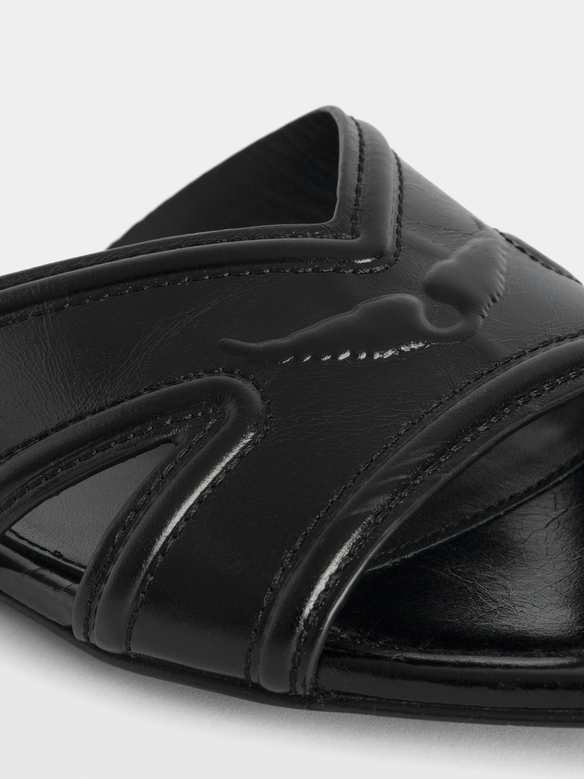 Azora Vintage Patent Mules