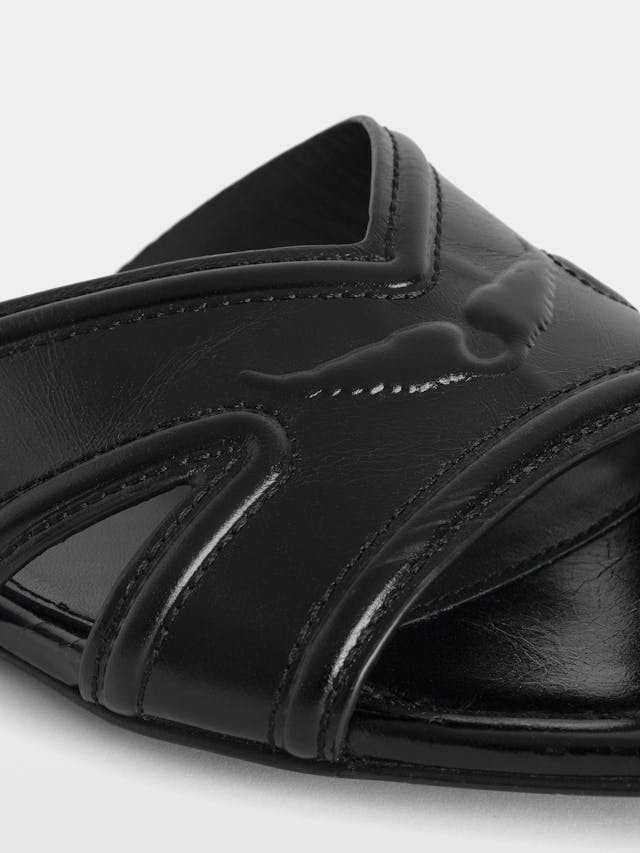 Azora Vintage Patent Mules